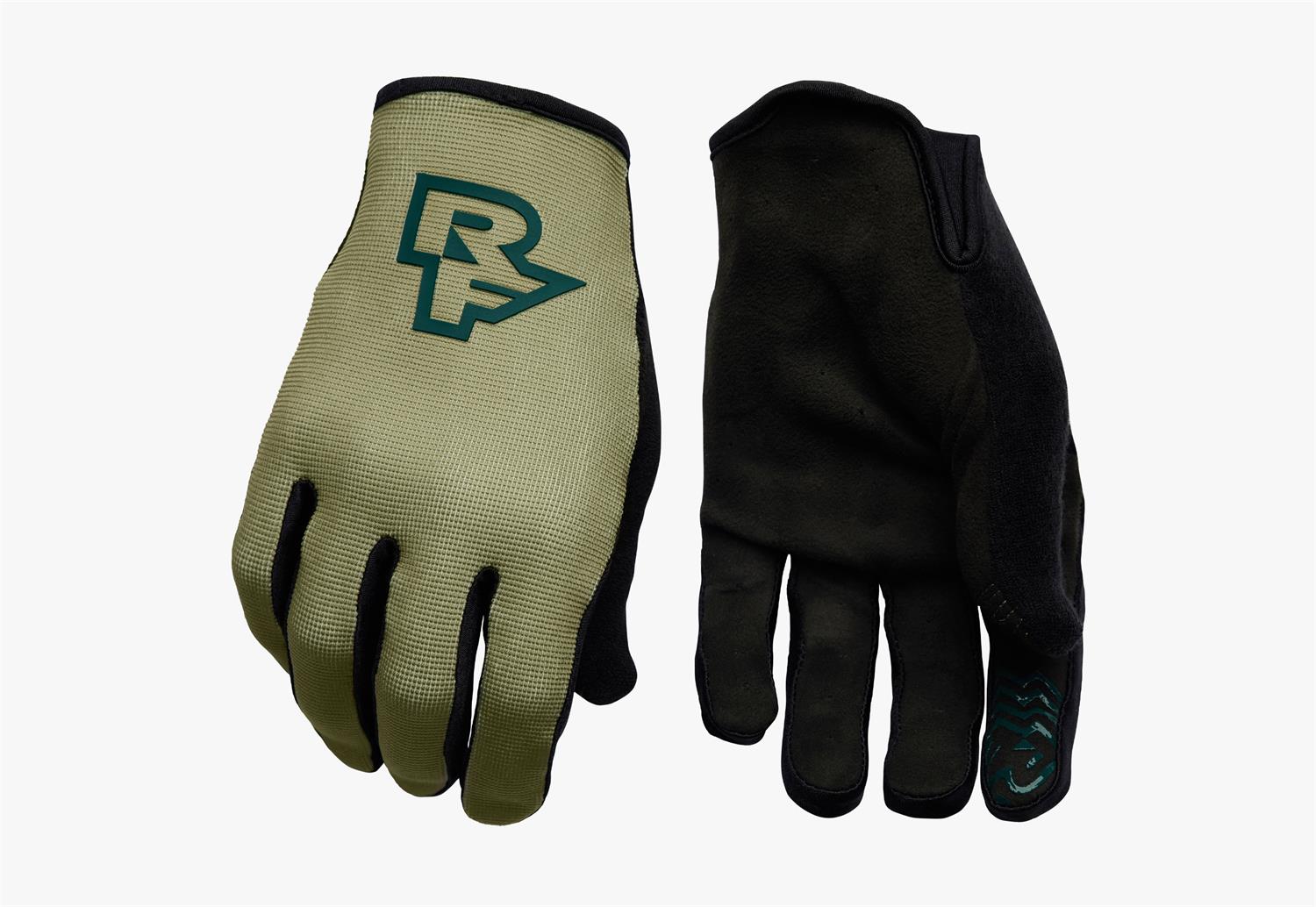 Race Face Trigger Full Finger Gloves - Mountain Bike & Cycling Gloves for Men & Women - Durable, Breathable & Comfortable for Trail Riding & Outdoor Adventures