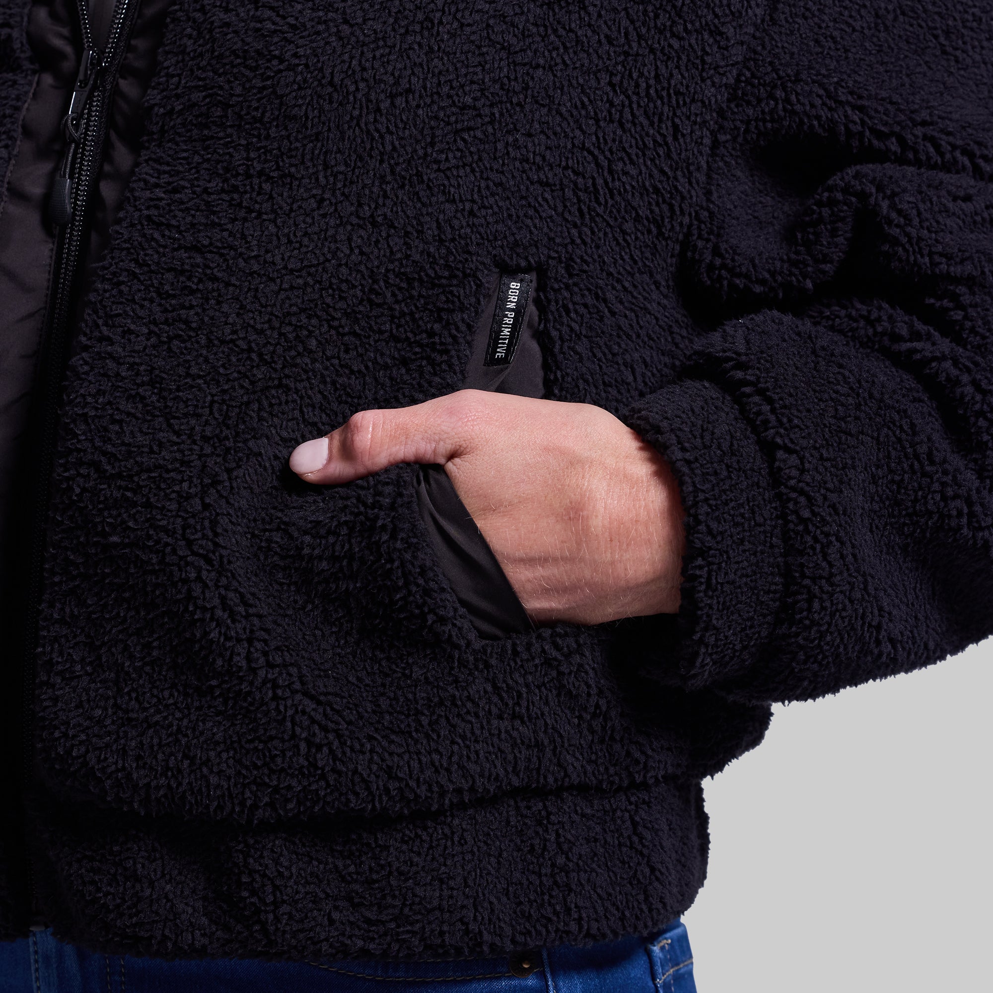 Women's Black Cropped Fleece Jacket - Cozy Winter Outerwear for Casual Wear & Outdoor Activities | Perfect for Layering, Running Errands & Fall Fashion