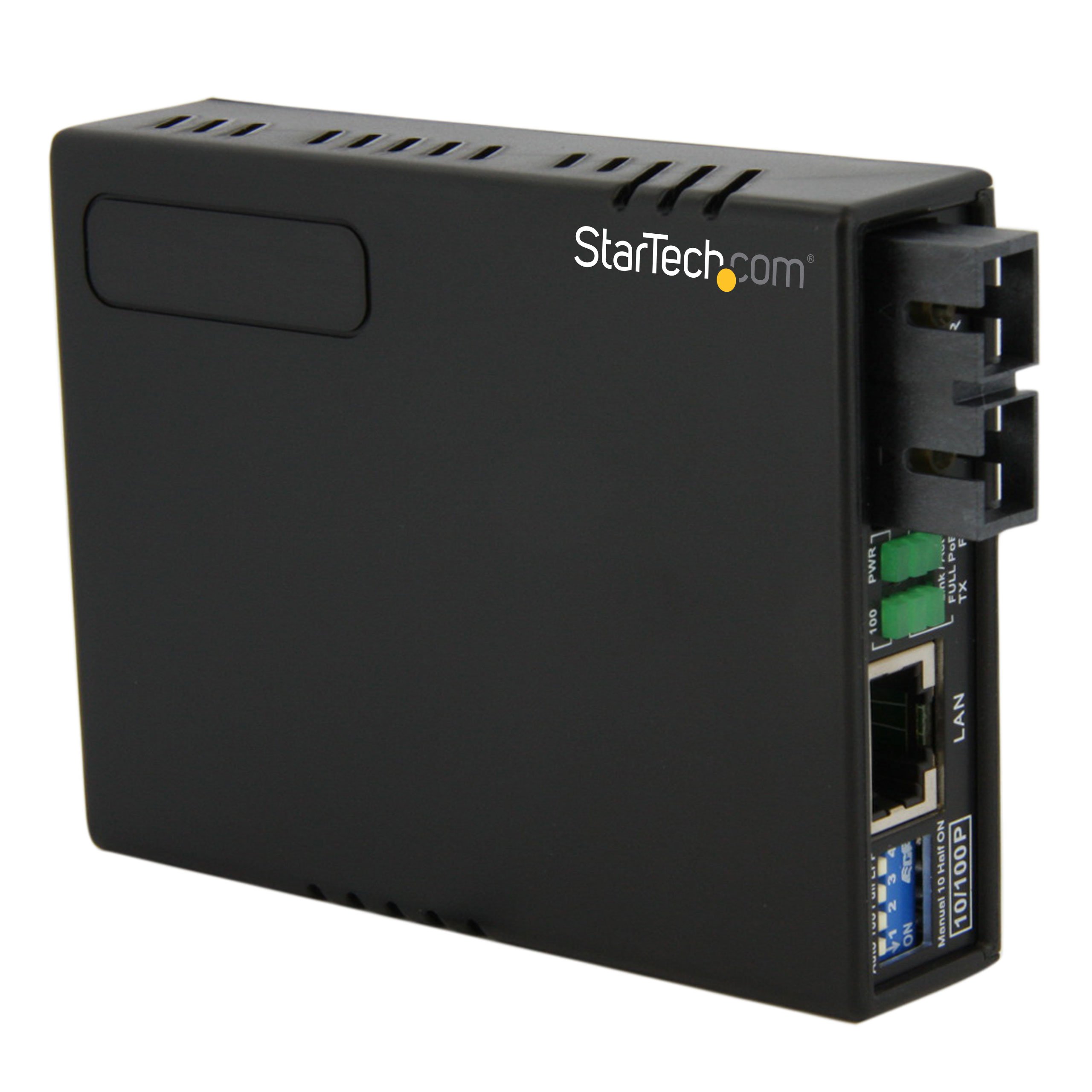 StarTech.com 2km 10/100Mbps Ethernet to Fiber Media Converter with PoE - Multi Mode SC Fiber (MCM110SC2P) - Ideal for Long-Distance Network Extensions, CCTV Surveillance & Industrial Ethernet Applications