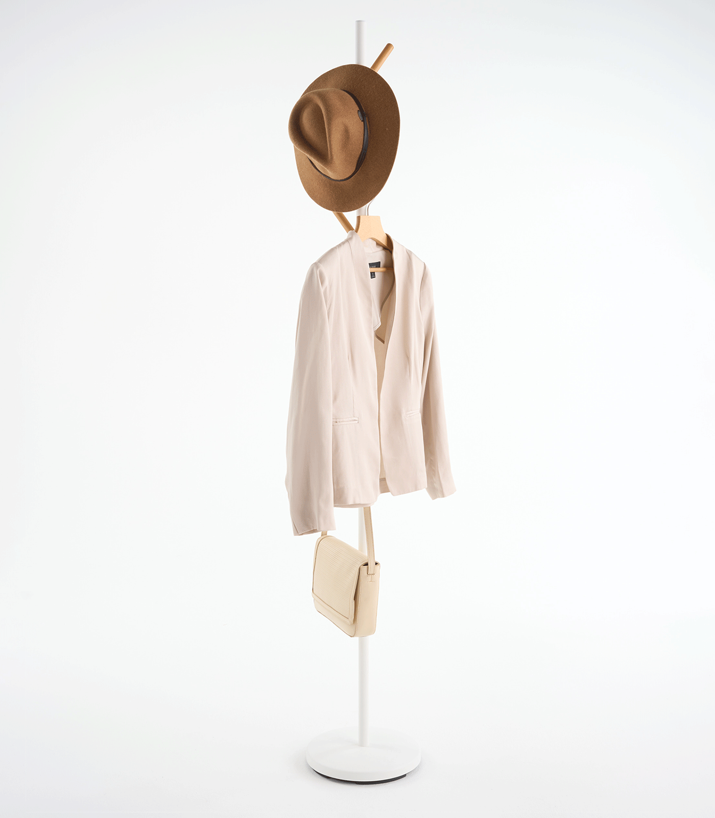 Heavy Duty Steel Coat Rack - 70 Inch Tall Freestanding Hanging Organizer for Jackets, Hats & Scarves - Perfect for Entryway, Bedroom or Closet Organization