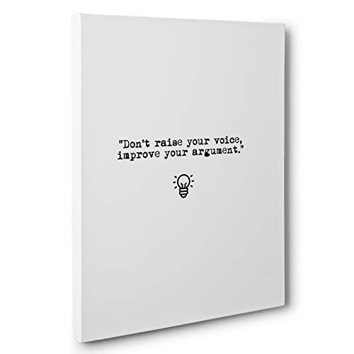 Improve Your Argument Canvas Wall Art - Motivational Home & Office Decor for Inspiring Conversations