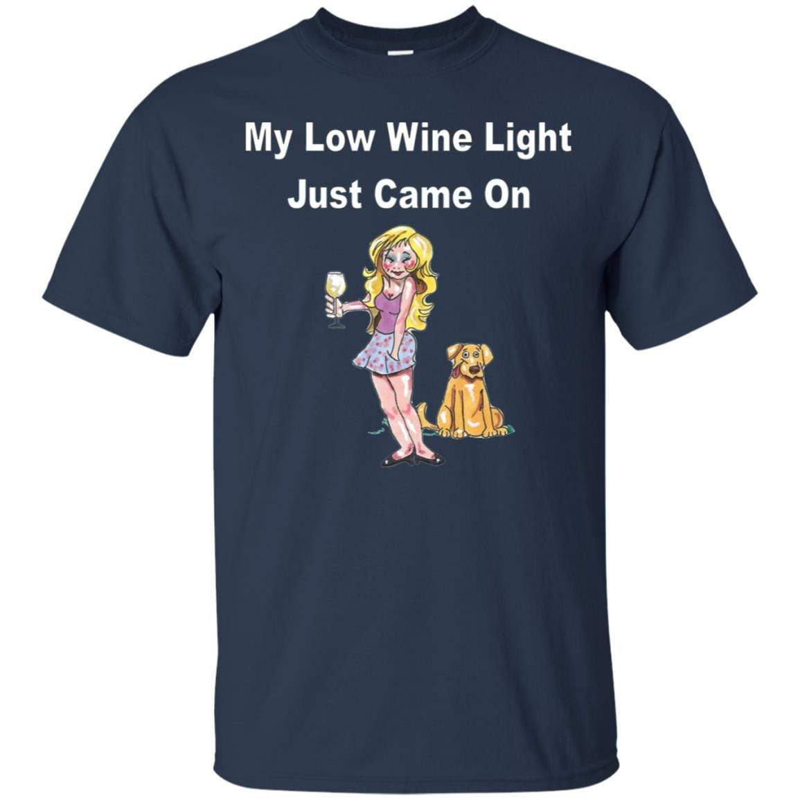 Low Wine Light Ultra Cotton Unisex T-Shirt | Soft & Comfortable Casual Tee for Men & Women | Perfect for Wine Tasting, Parties & Everyday Wear