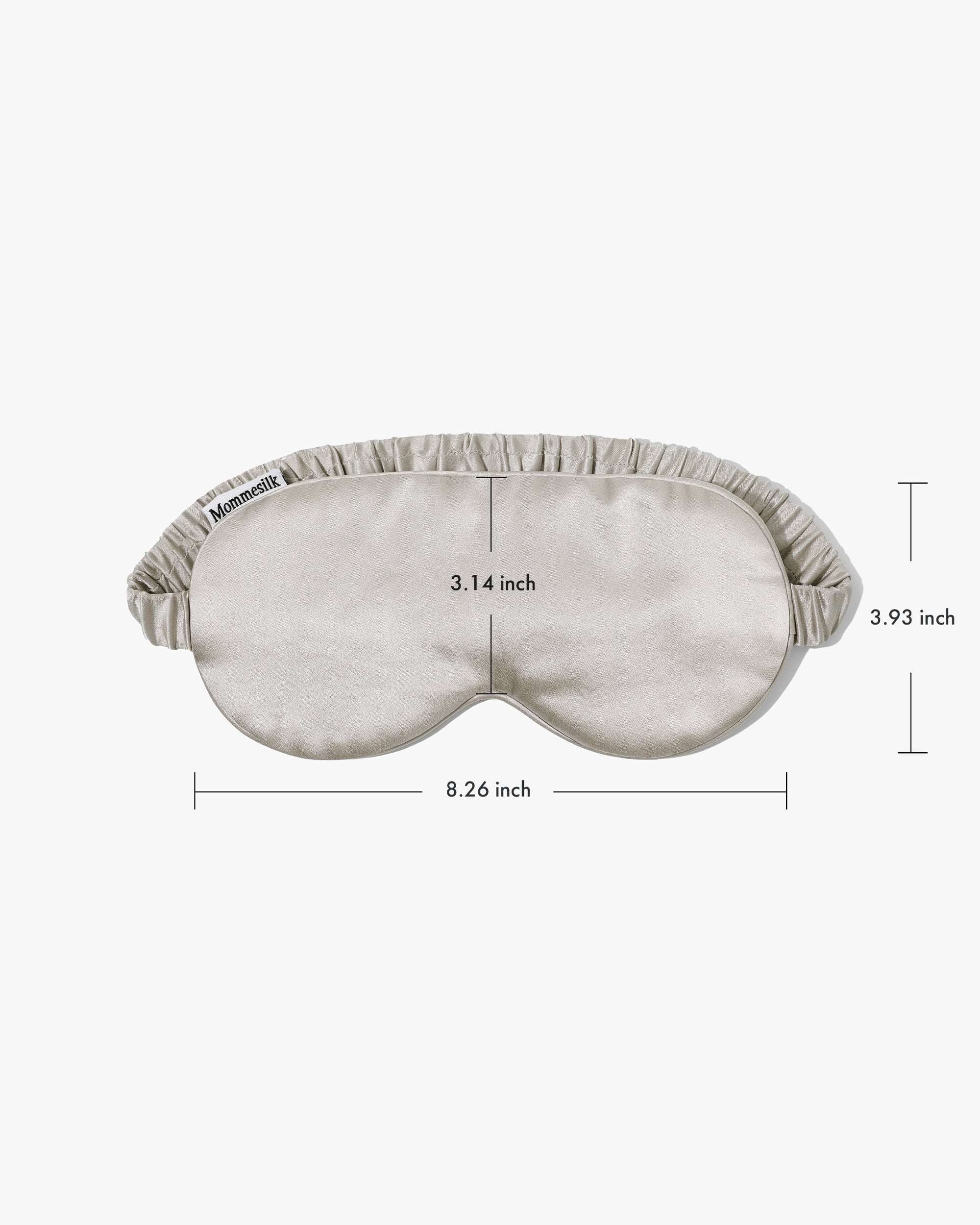 22MM Silk Pillowcase for Hair & Skin Care - Wide Band Sleep Eye Mask for Women & Men - Perfect for Travel, Home & Spa Relaxation