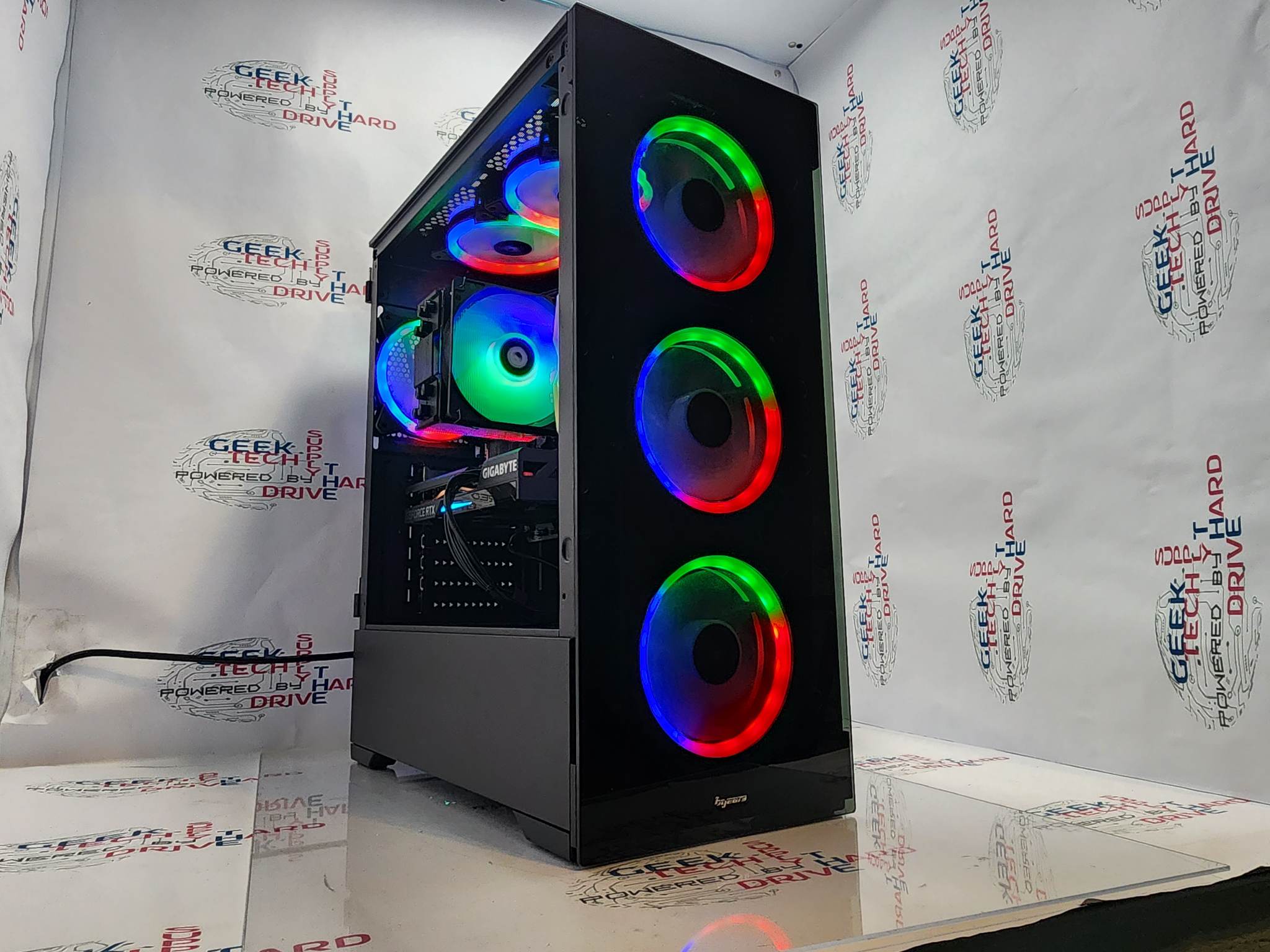 Custom Gaming PC Desktop Computer - AMD Ryzen 7 7800X3D, 2TB SSD, 32GB DDR5 RAM, NVIDIA RTX 4060, Black Vog A620M - Perfect for 4K Gaming, Streaming & VR
