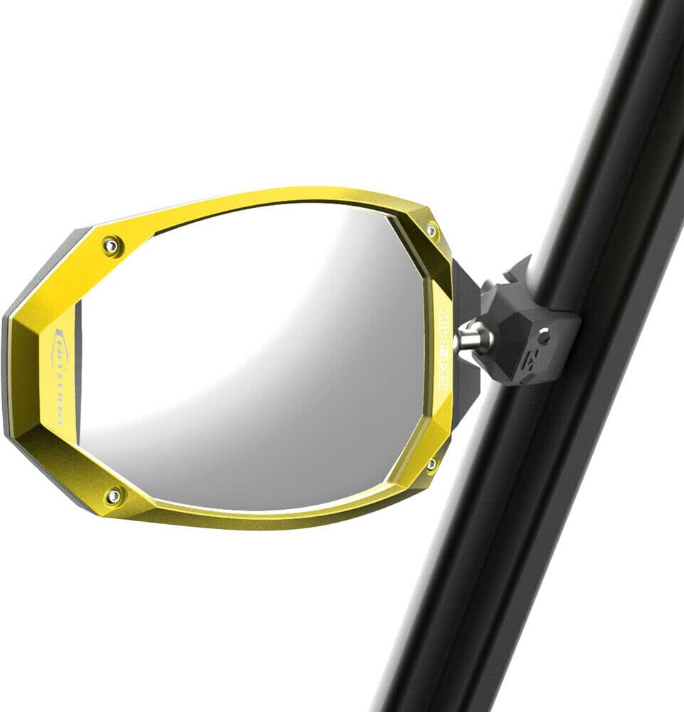 Seizmik Yellow Trim Kit for Photon Side View Sport Mirrors - RPM Compatible Replacement - Perfect for ATV, UTV & Off-Road Vehicles