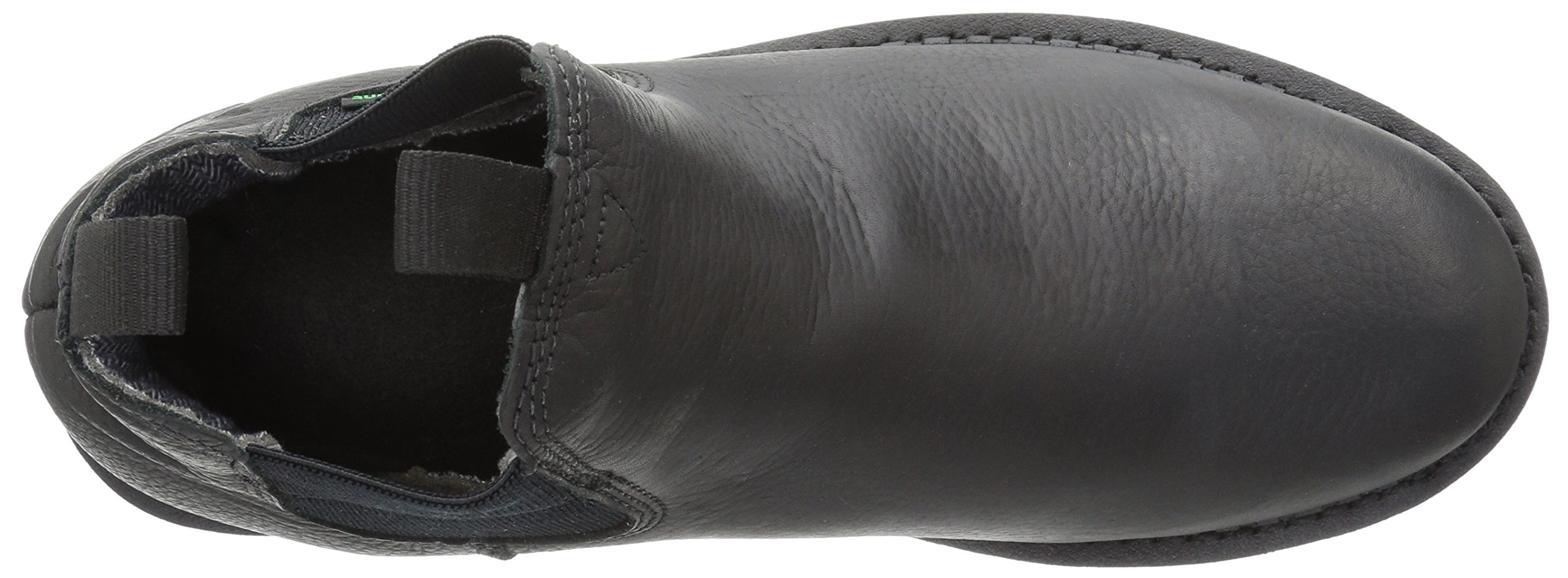 Georgia Unisex Mid Calf Boots GB00084 - Waterproof Black Leather Ankle Boots for Men & Women | Perfect for Hiking, Work & Winter Fashion