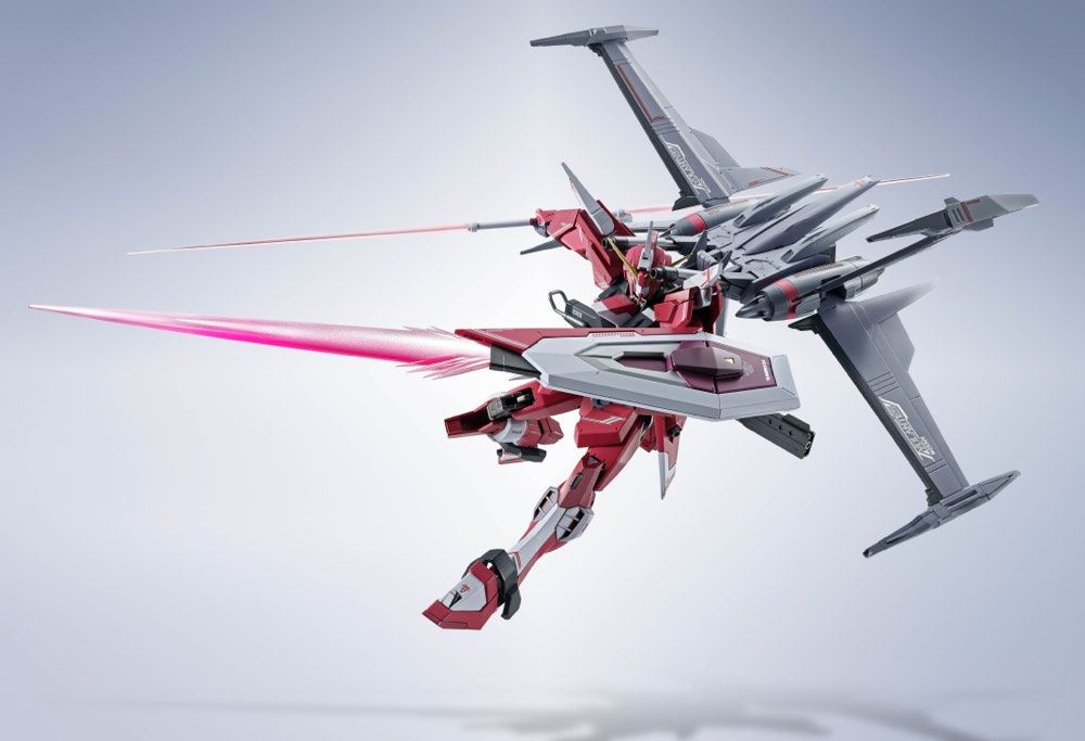 Bandai Metal Robot Spirits Gundam Seed Freedom ZGMF-X191M2 Infinite Justice Gundam Type II Action Figure - Collectible Anime Model Kit for Display & Gundam Battles