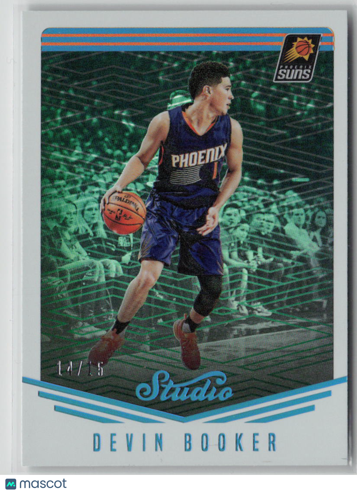 2016-17 Panini Studio Devin Booker Basketball Card #20/15 - Rare NBA Collectible for Sports Memorabilia Fans & Card Collectors - Perfect for Display, Trading, and Investment