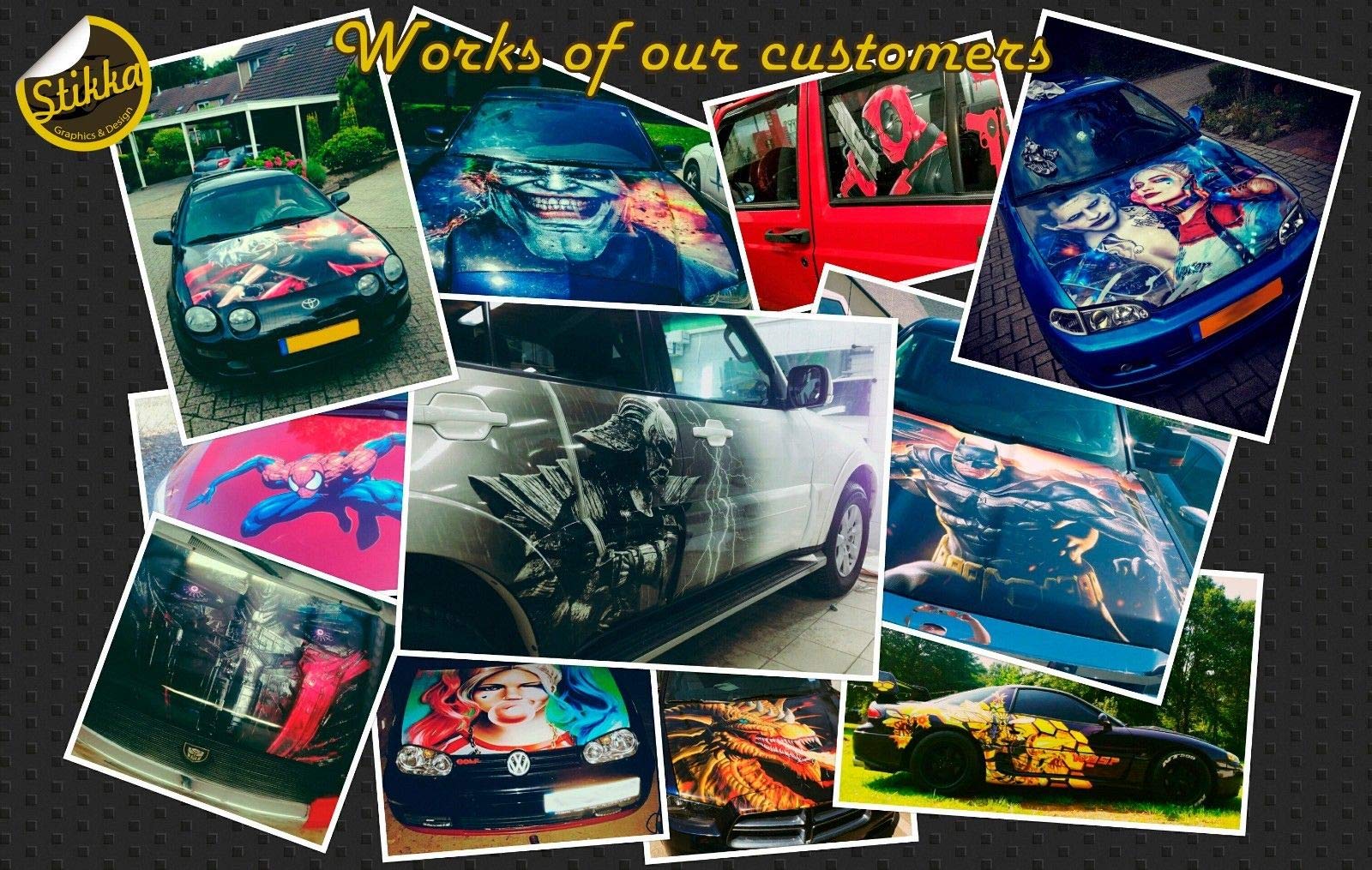 The Joker Car Hood Wrap - 59
