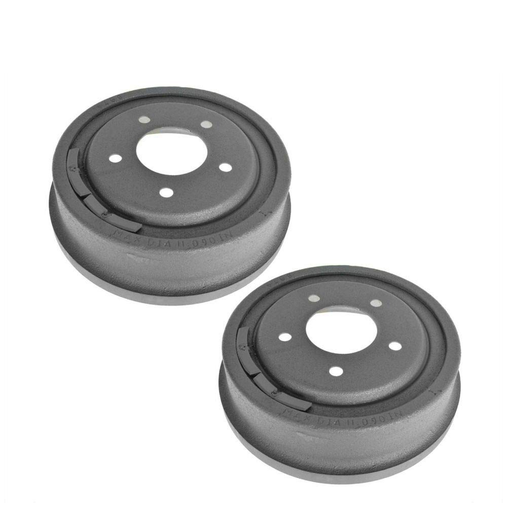 JJ BFS00103 Rear Brake Drum Pair Set - High Performance Brake Drums for Cars & Trucks - Perfect for Smooth Braking & Vehicle Safety - Ideal for Highway Driving & Heavy Loads