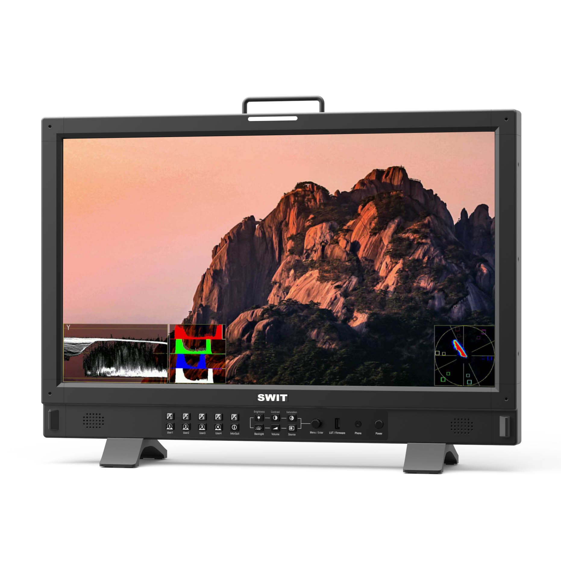 BM H245 23.8 Inch 4K UHD Professional Production Monitor - Ideal for Video Editing, Color Grading & Broadcast Studios (Special Order)