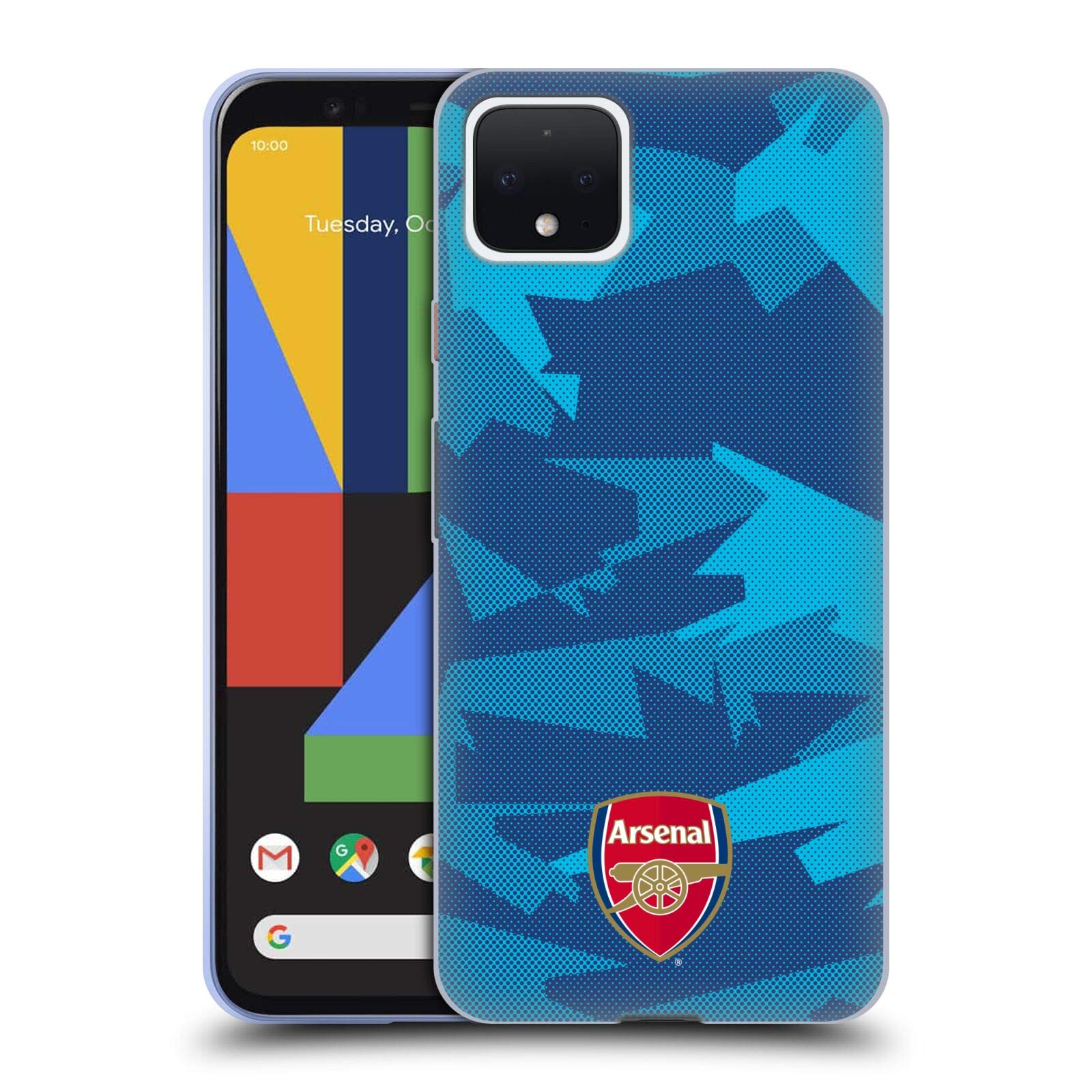 Arsenal FC Gel Case for Google Pixel 4 - Official Licensed Gunners Logo Design for Football Fans