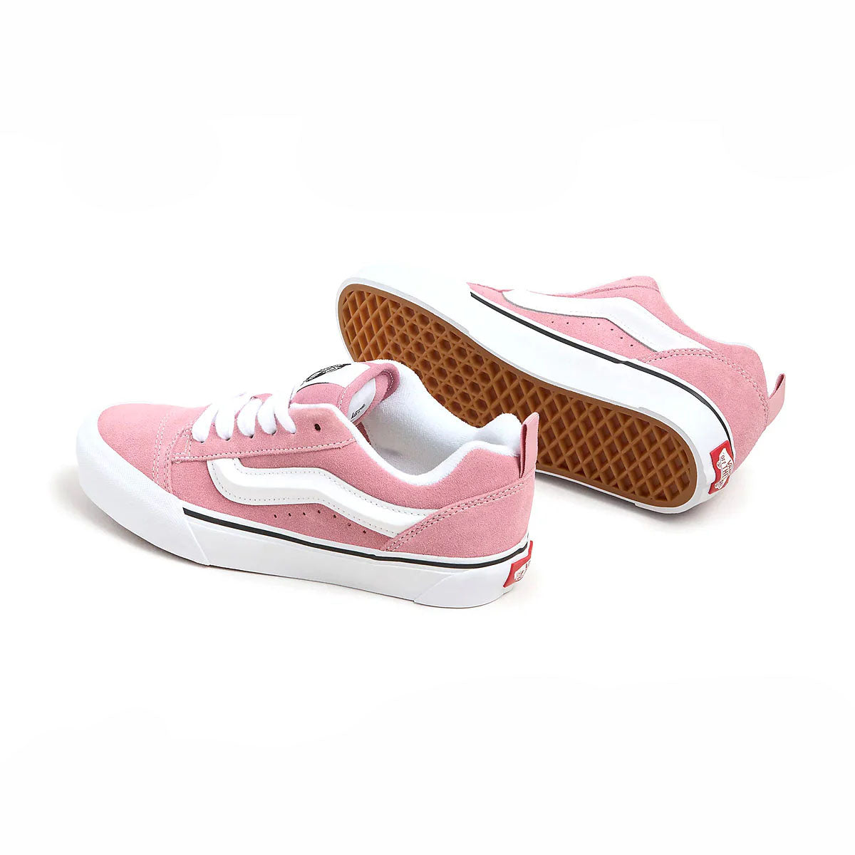 Knu Skool 'Pink' Vintage Sneakers - Women's Retro Skate Shoes for Casual Wear & Street Style Fashion | Perfect for Skating, Daily Outfits & 90s Inspired Looks