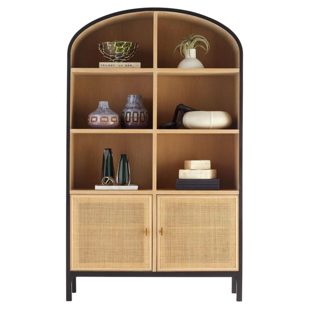 Cyan Design 11496 Lamu Cabinet - Black Wooden Storage Cabinet for Living Room, Bedroom & Office Organization