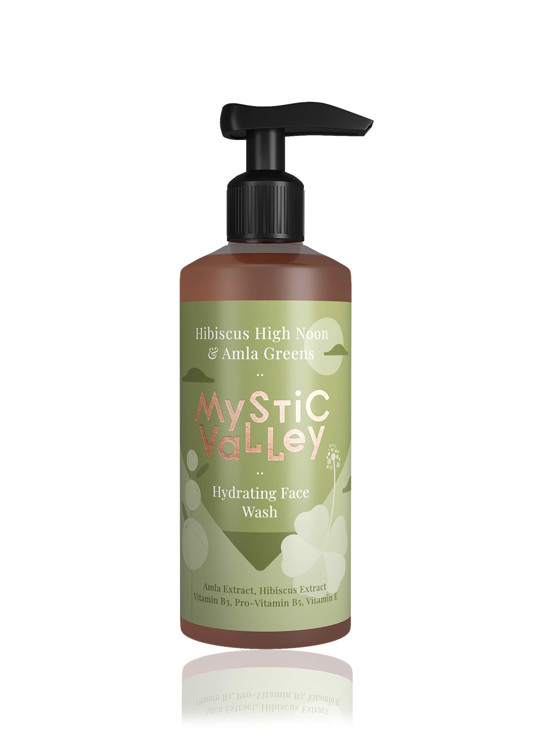 Mystic Valley Hydrating Face Wash for Dry Skin - Gentle Moisturizing Facial Cleanser 200ml - Daily Skincare Routine for Soft & Glowing Skin