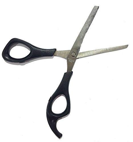 Professional Hair Cutting Scissors for Men & Women - Barber Shears with Sharp Blades (1 Pack, Black) | Perfect for Home Haircuts, Salon Styling & Beard Trimming