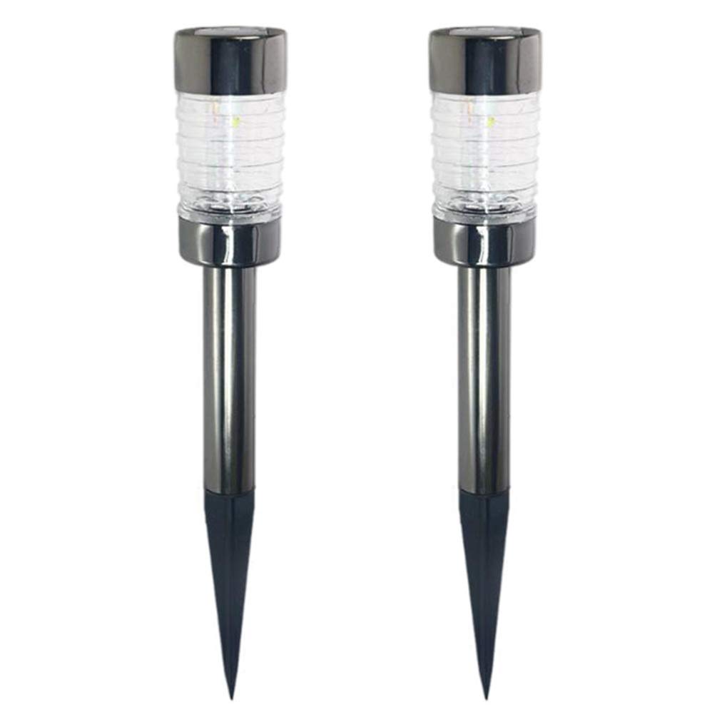 OSALADI 2-Pack Solar Powered LED Garden Lights - Waterproof Outdoor Lawn & Yard Lighting for Pathways, Patios, Decks & Landscaping | Weatherproof Solar Landscape Lights for Home Garden Decor