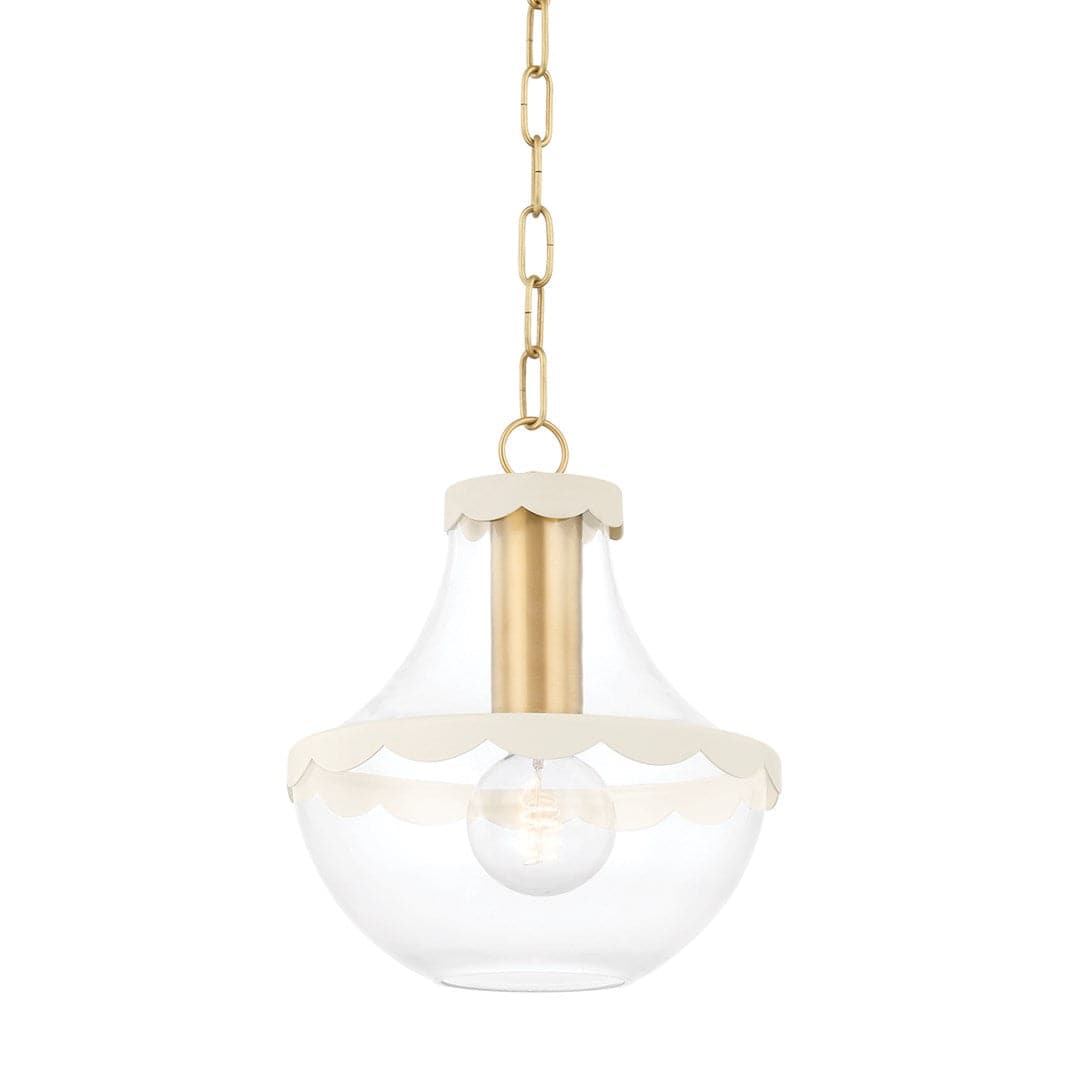 Alaina Modern 1-Light Pendant Lighting Fixture - Sleek Hanging Light for Kitchen Island, Dining Room or Bedroom