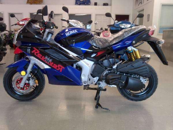 Upgraded 150cc Scooter Vitacci ROMA150 - Automatic CVT Street Motorcycle, 150cc Sports Bike for Adults (Black) | Perfect for Urban Commuting, Campus Travel & Weekend Adventures