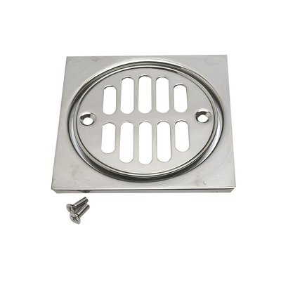 Premium Brass Shower Grid with Square Plate in Champagne Bronze - Heavy Duty Bathroom Fixture for Modern & Luxury Showers
