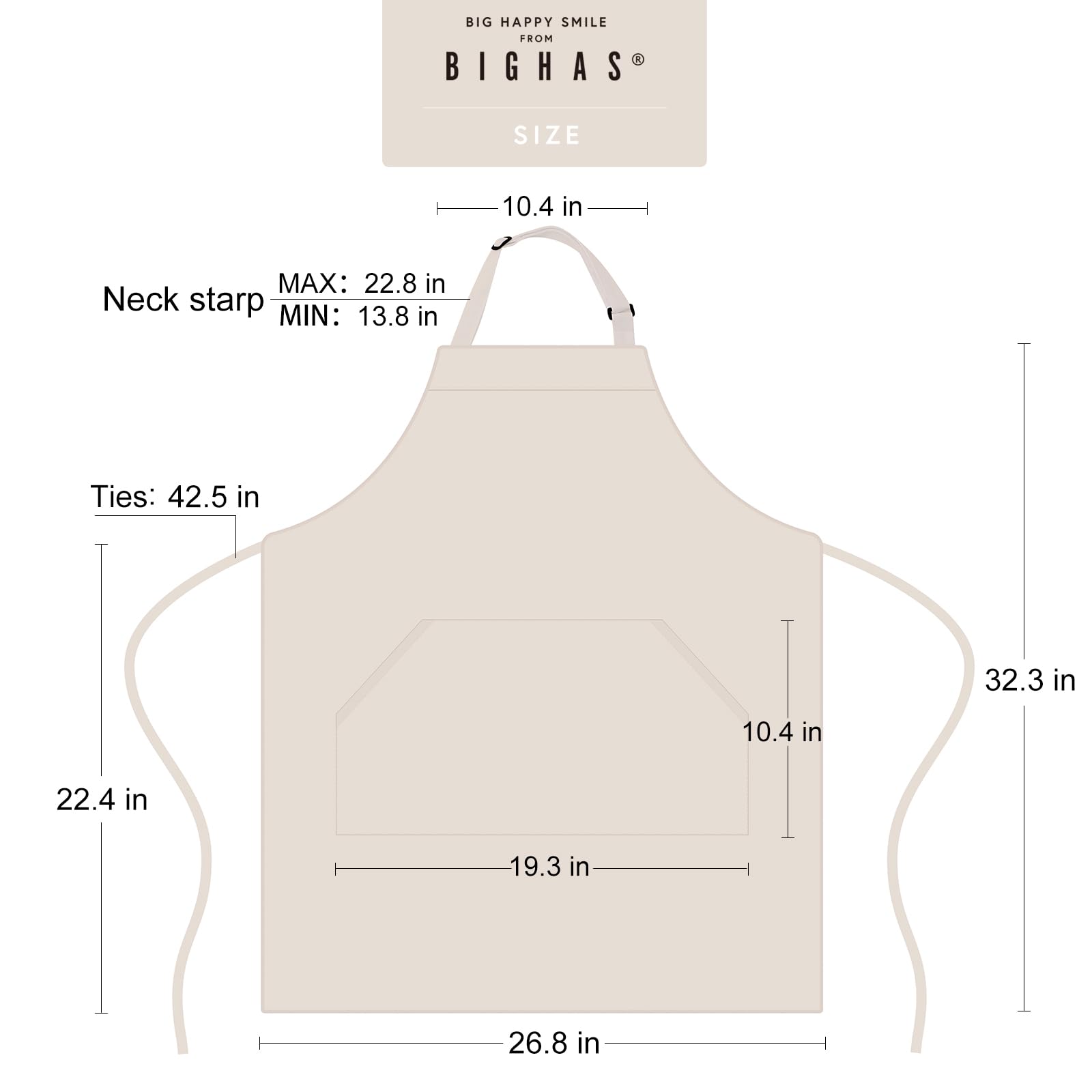 Adjustable Chef Bib Apron for Women & Men - 18 Color Options - Long Ties Kitchen Cooking Apron - Perfect for BBQ, Baking, Grilling & Restaurant Work