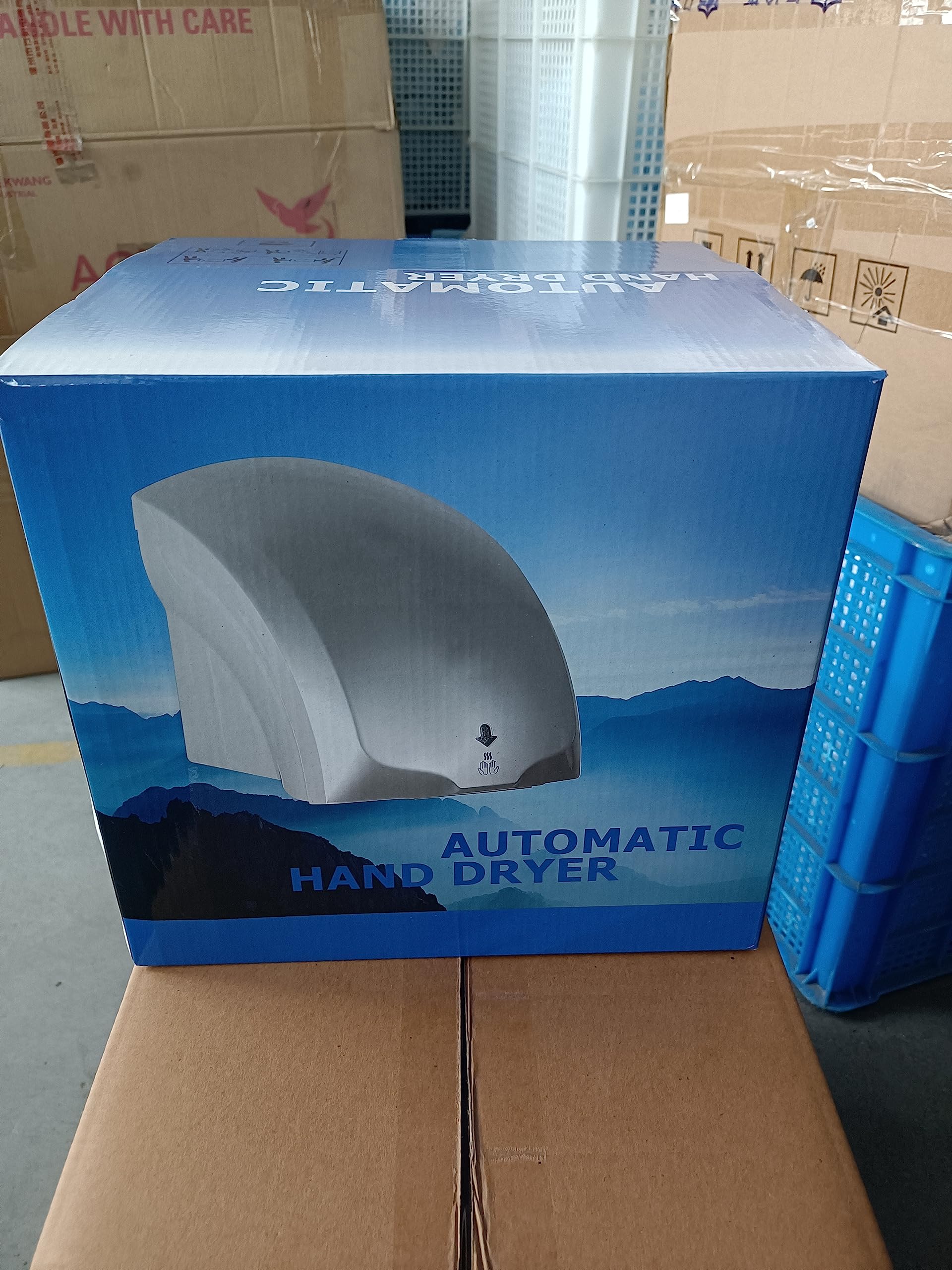 Automatic Sensor Hand Dryer for Bathroom - Commercial Electric Hand Dryer with Fast Drying, White | Ideal for Restaurants, Hotels, and Public Restrooms