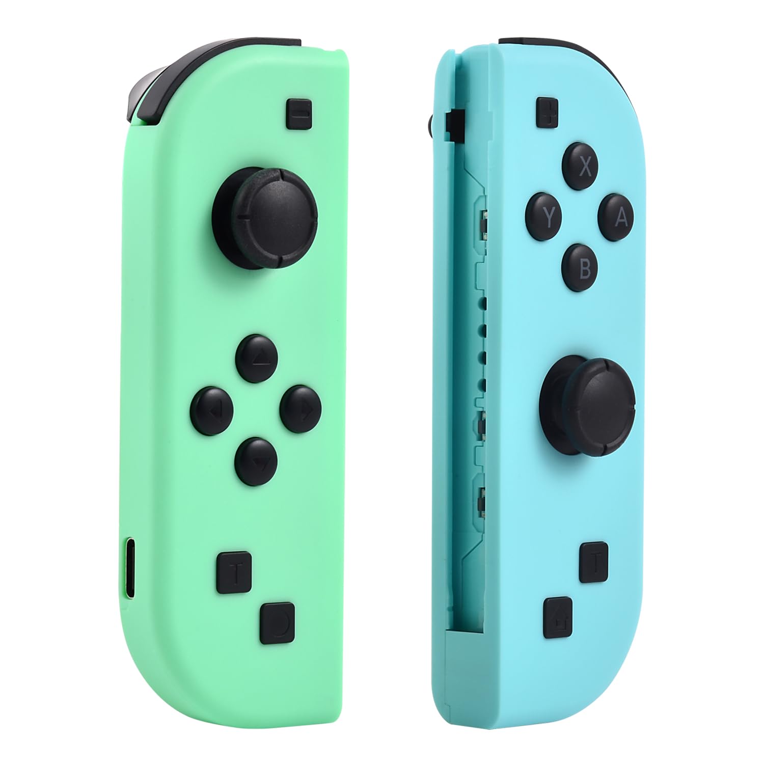 ZHCWM Wireless Switch Controller Compatible with Nintendo Switch, Switch Lite & OLED - Green & Blue - Perfect for Gaming, Multiplayer & Family Fun