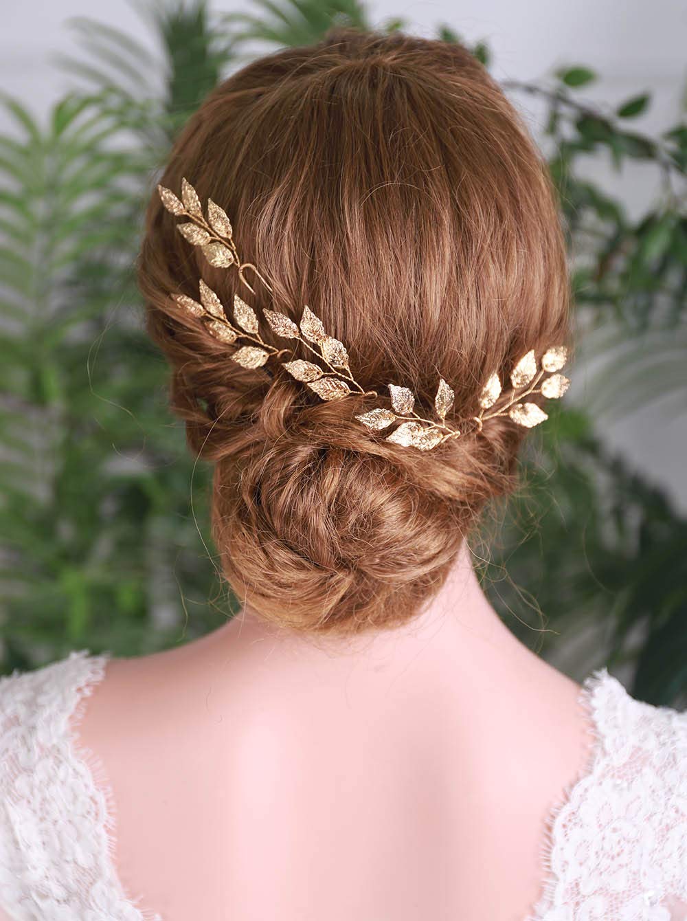Gold Hair Pins 5PCS - Bridal Hair Accessories for Wedding & Parties