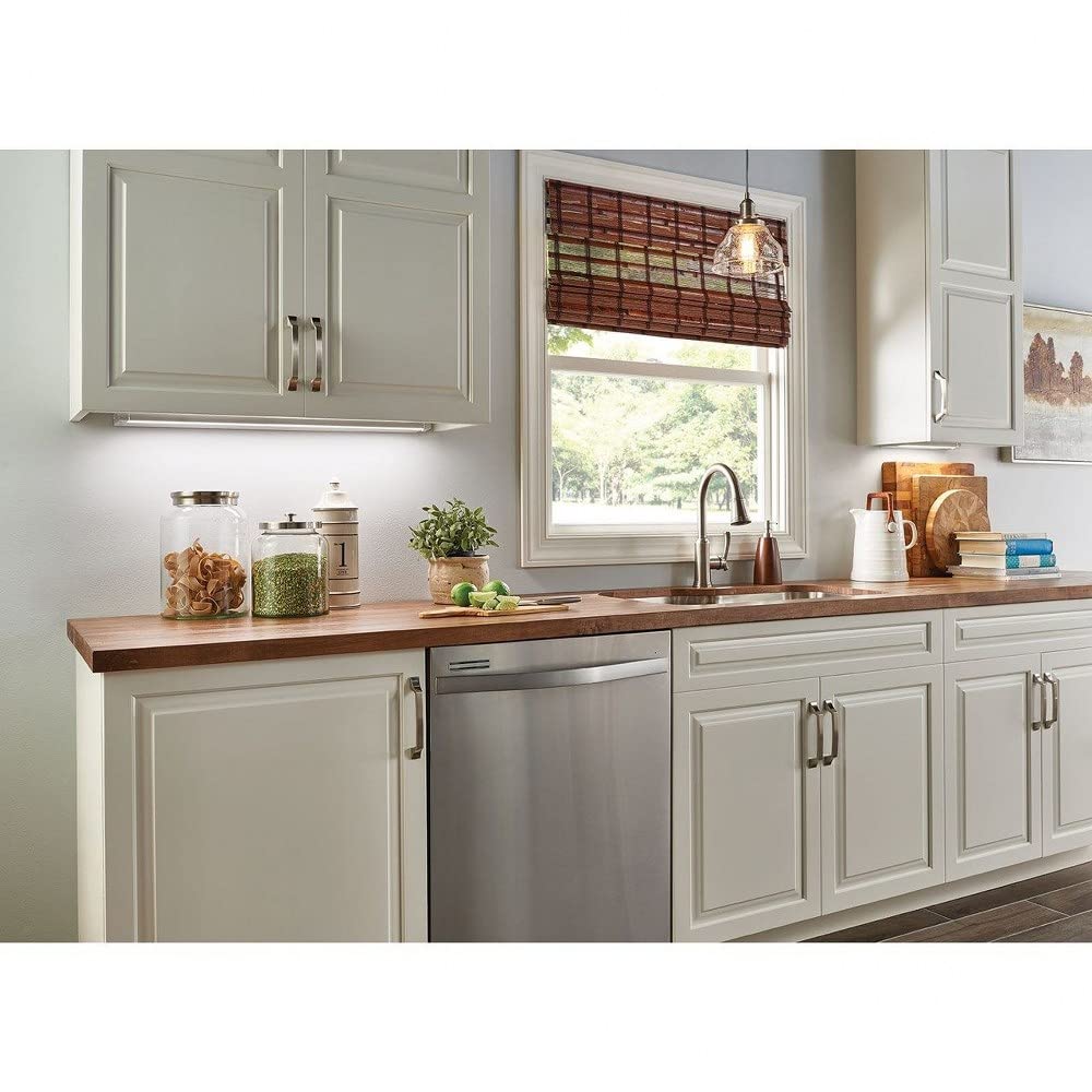 Kichler 43850NBR Avery 1-Light Pendant in Natural Brass - 100W Modern Ceiling Light Fixture for Dining Room, Kitchen Island & Bedroom Lighting
