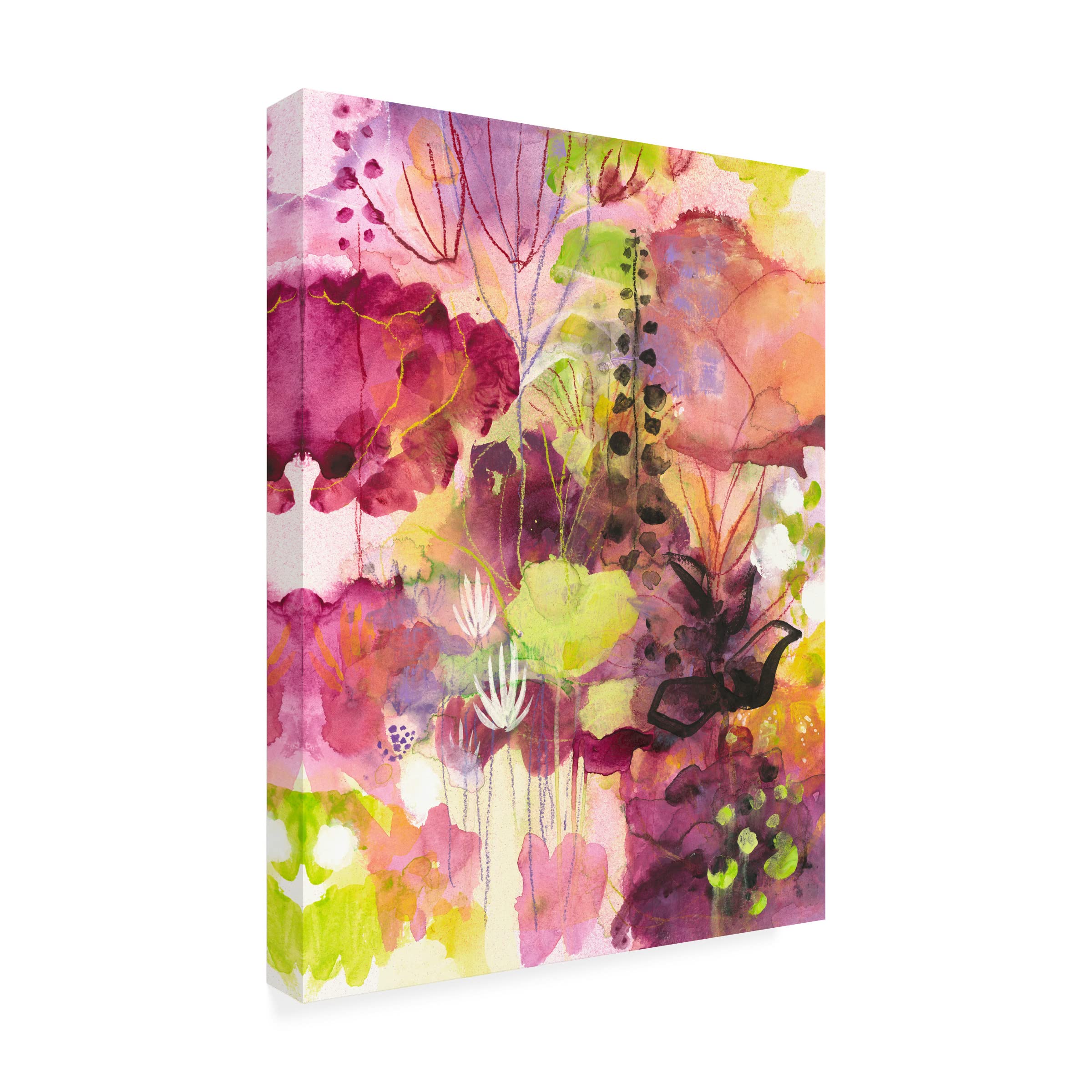 Trademark Fine Art 'In Between' Canvas Wall Art by Corina Capri - Modern Abstract Painting for Living Room, Bedroom & Office Decor