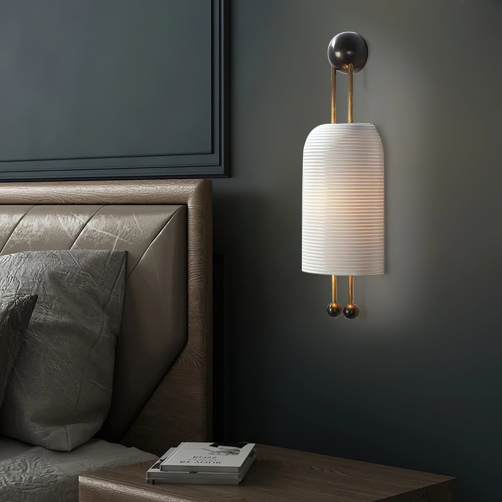 Bertha Wall Lamp - Modern LED Sconce Light Fixture for Bedroom, Living Room & Hallway - Energy Efficient Indoor Lighting