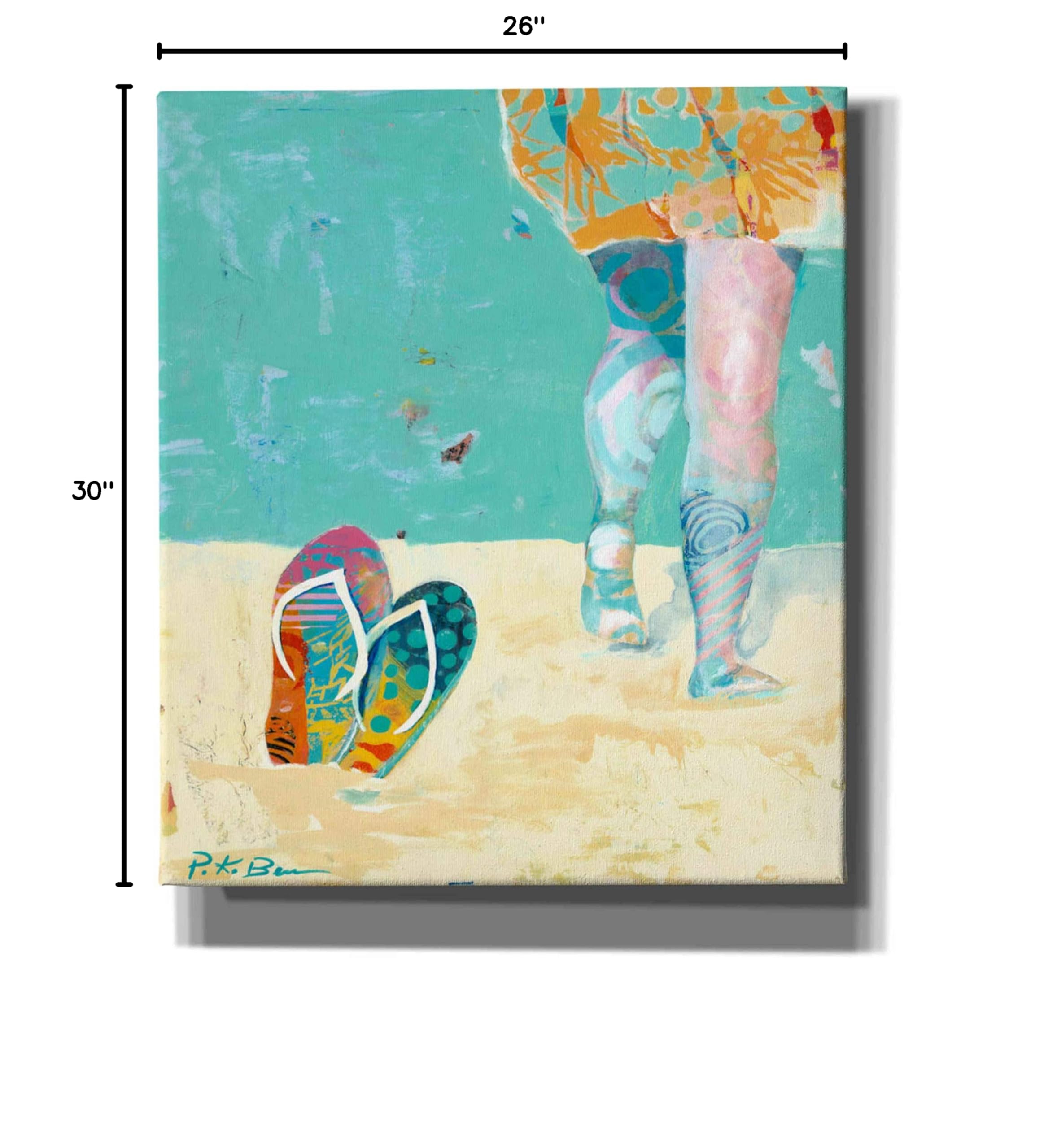 Epic Graffiti 'Flip Flops on the Beach' by Pamela Beer - 26