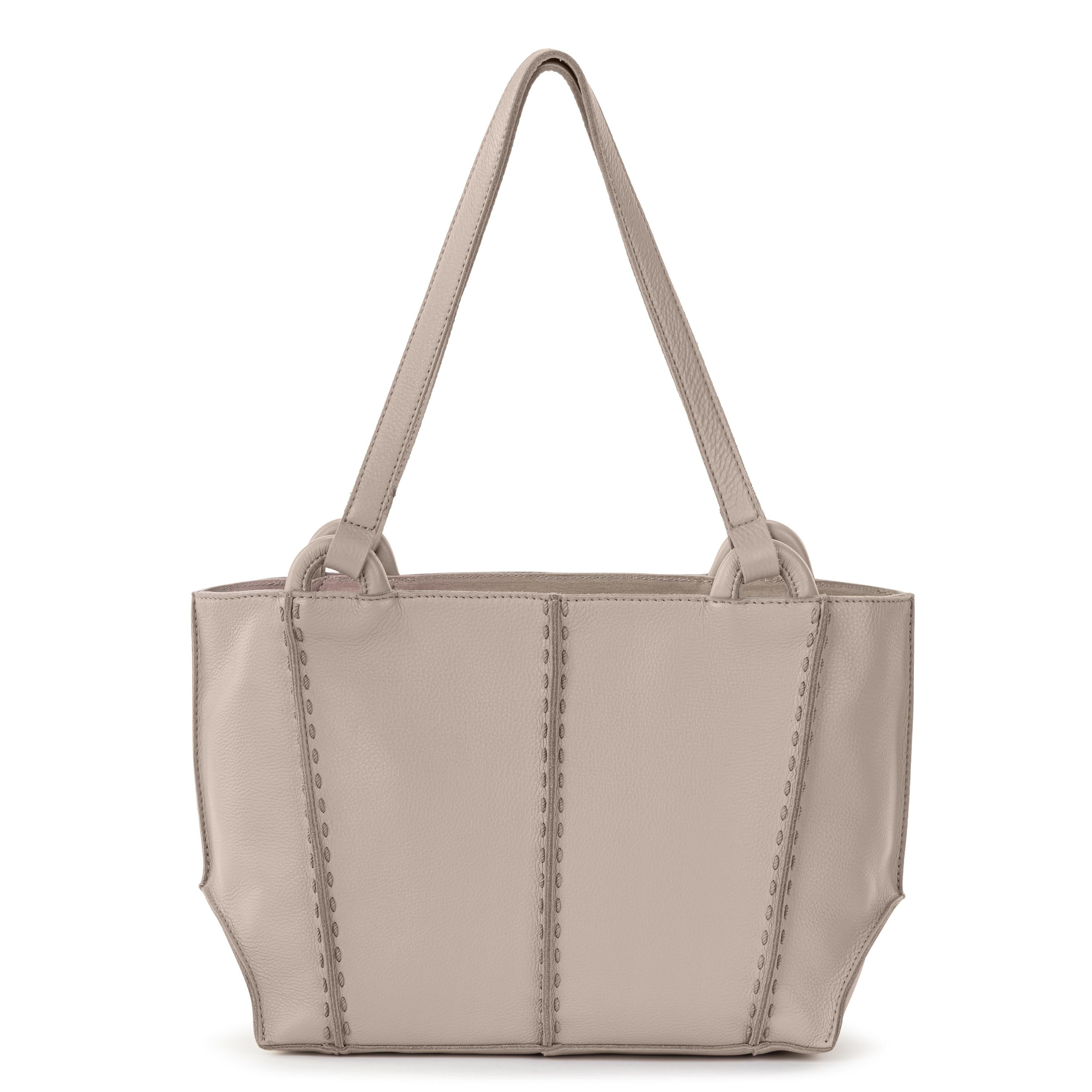 Los Feliz Genuine Leather Satchel Handbag for Women - Stylish & Durable Sand Color Shoulder Bag for Work, Travel & Everyday Use