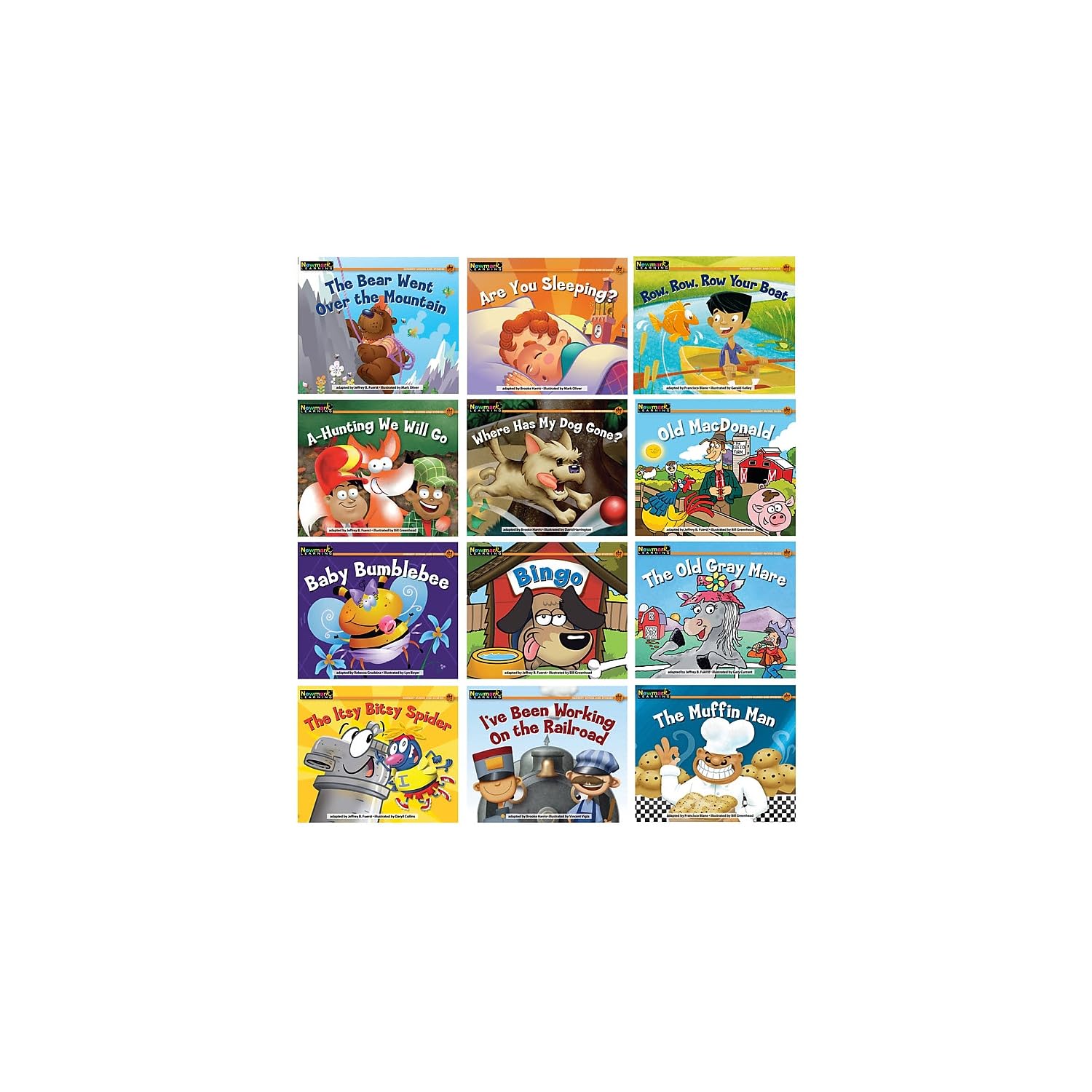 Rising Readers Leveled Books - Nursery Rhyme Songs & Stories Set (NL-1066) | English Learning Books for Kids | Perfect for Classroom Reading & Homeschooling Activities