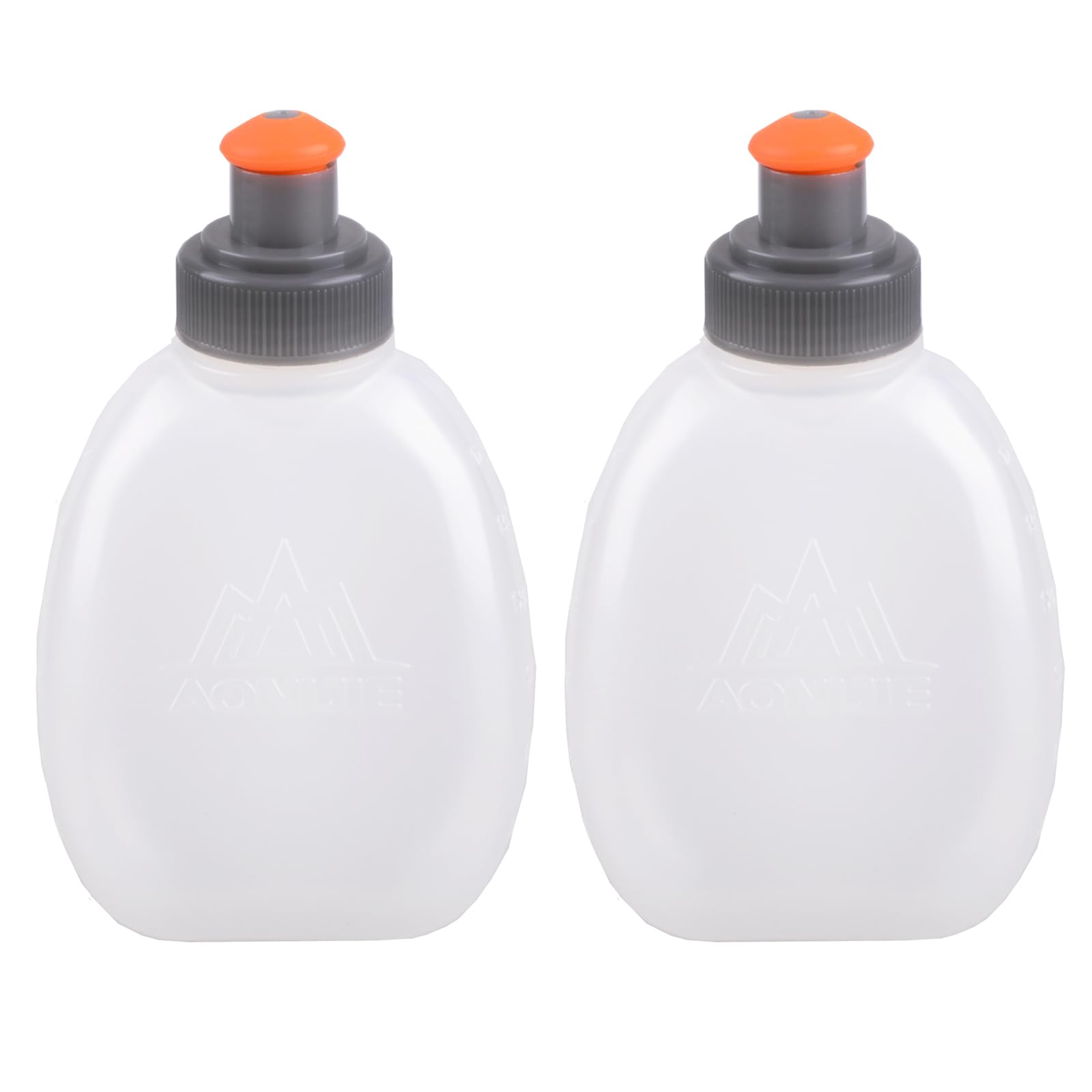TRIWONDER Leakproof Running Water Bottle 5.7oz (170ml) - 2 Pack Hydration Bottle for Marathon, Hiking, Cycling & Fitness | Perfect for Hydration Belts & Backpacks