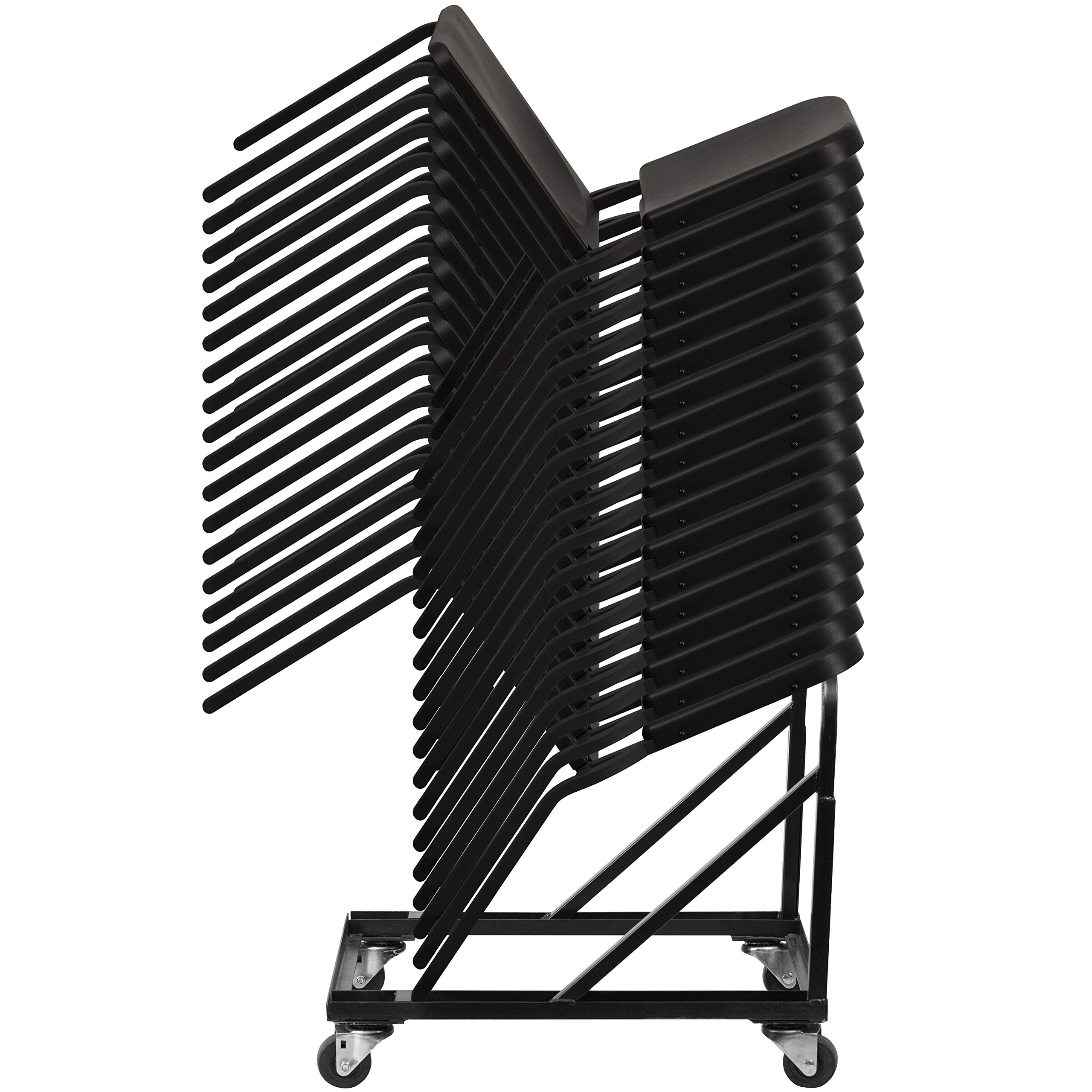 Music Band Stackable Chair Dolly - Heavy Duty School Chair Storage Cart for Easy Transport & Organization - Perfect for Classrooms, Auditoriums & Event Venues