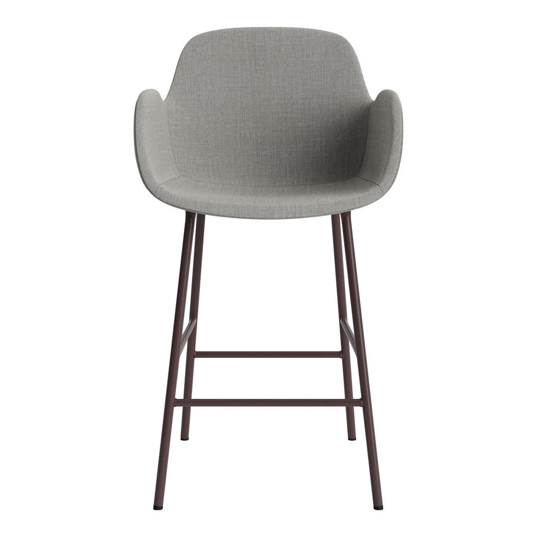 Stylish Fully Upholstered Form Counter Armchair - Perfect for Kitchen Islands, Breakfast Bars & Home Dining Areas