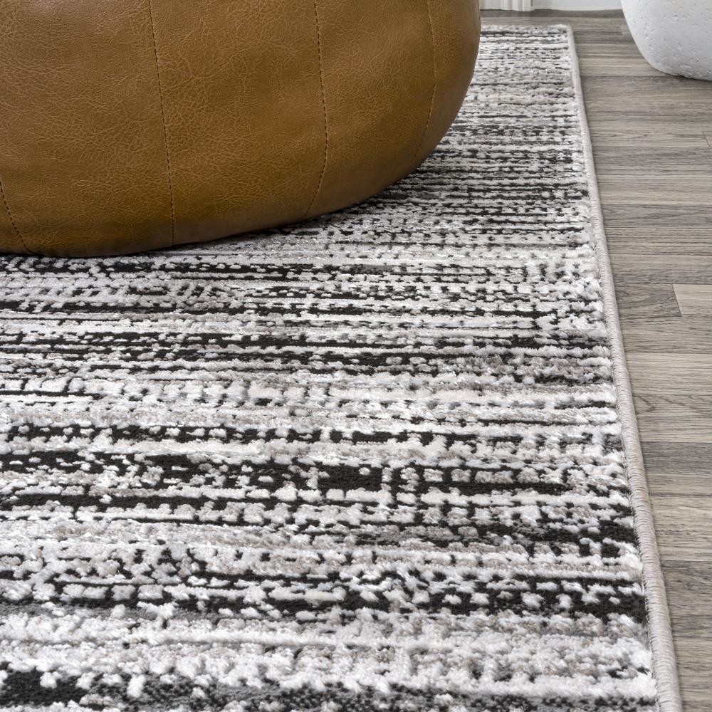 Modern Stripe Area Rug - Soft & Durable Non-Slip Loom Woven Carpet for Living Room, Bedroom & Office - Home Decor Essentials