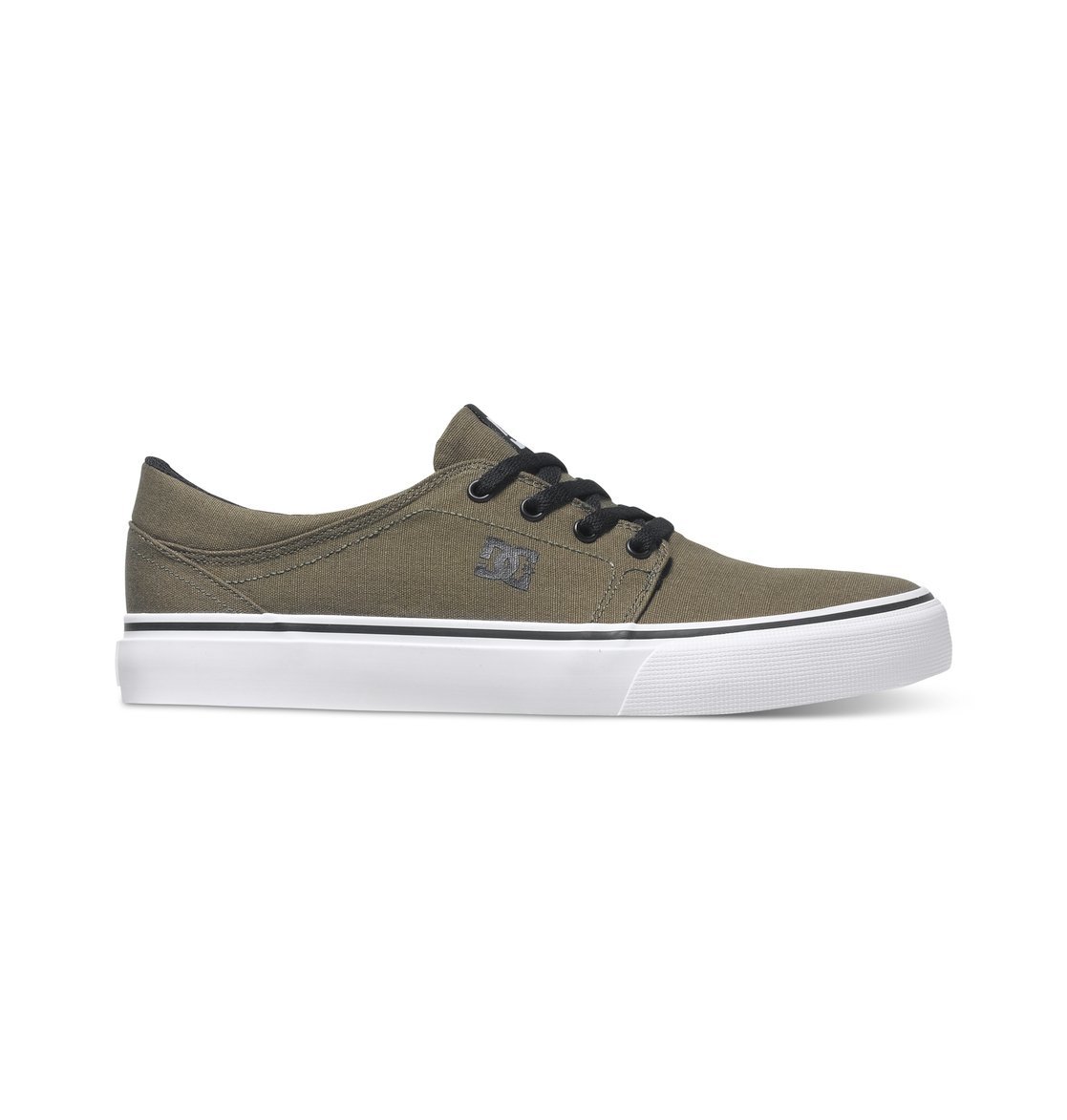 DC Shoes Men's Trase Tx Low Top Sneakers - Unisex Casual Skate Shoes - Dark Olive Green - US 5.5 (UK 4.5/EU 37.5) - Perfect for Skateboarding & Streetwear Fashion