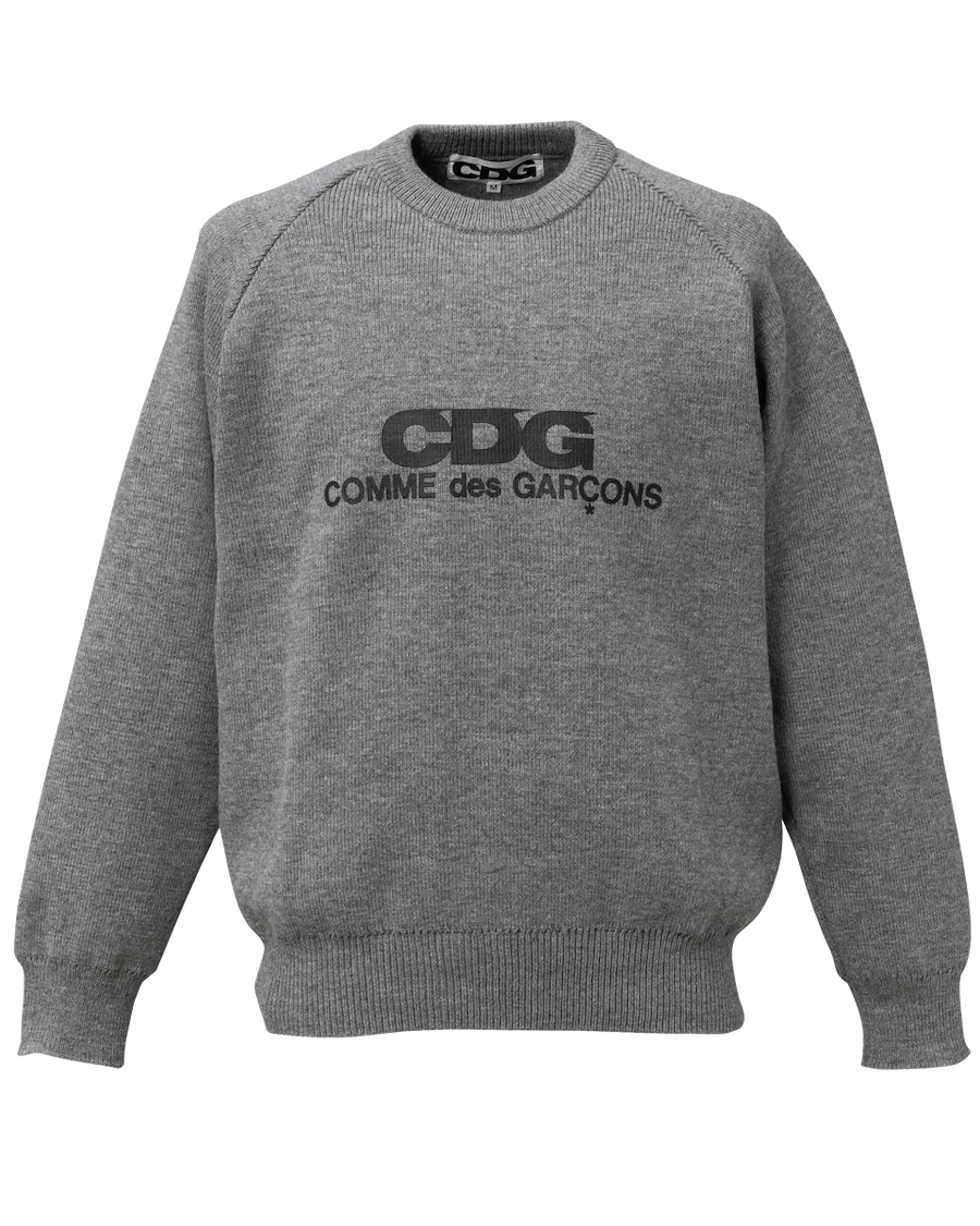 CDG Round Neck School Pullover Sweatshirt - Comfortable Casual Wear for School & Everyday Outfits