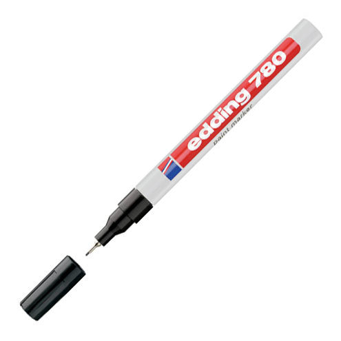 edding 780 Paint Marker Pen - Permanent, Waterproof & Quick-Drying for DIY, Crafts, Signs & Industrial Labeling