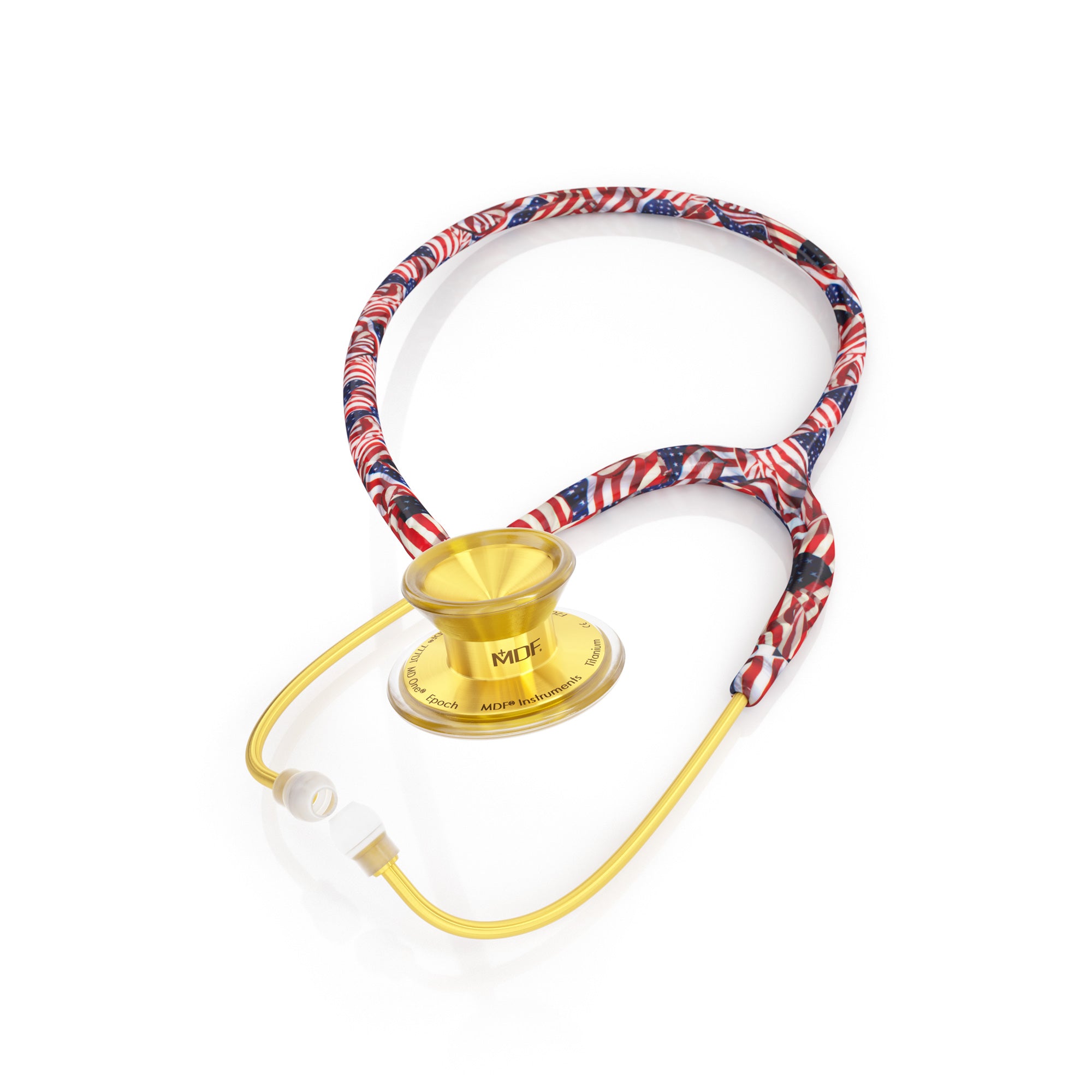 MD One® Epoch® Titanium Adult Stethoscope - Premium Gold Finish for Medical Professionals | Ideal for Doctors, Nurses & Healthcare Workers in Hospitals & Clinics