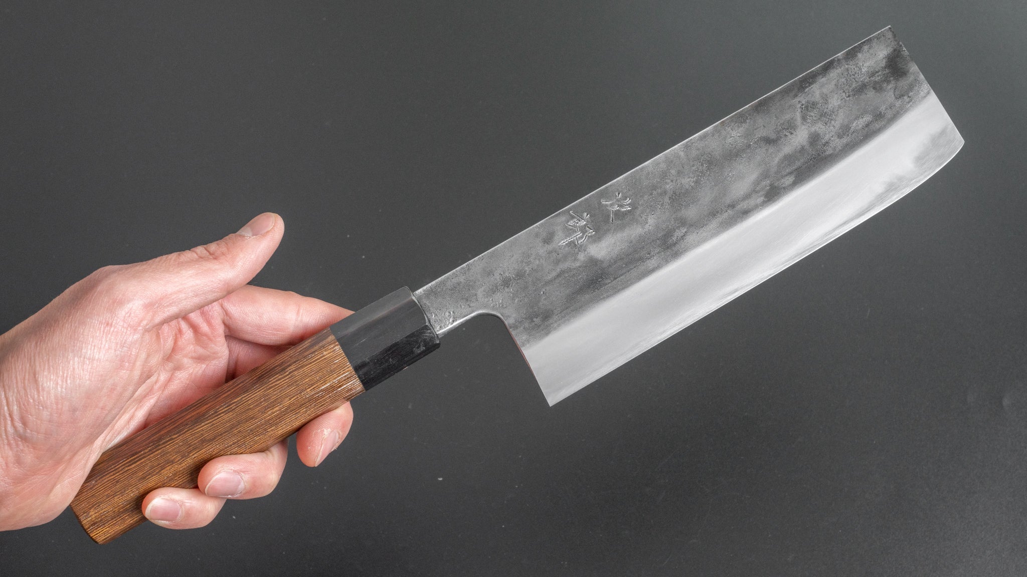 Jiro Tsuchime Wa Nakiri 180mm Japanese Chef Knife - Taihei Tagayasan Handle (#237) - Perfect for Sushi, Vegetables & Precision Cutting