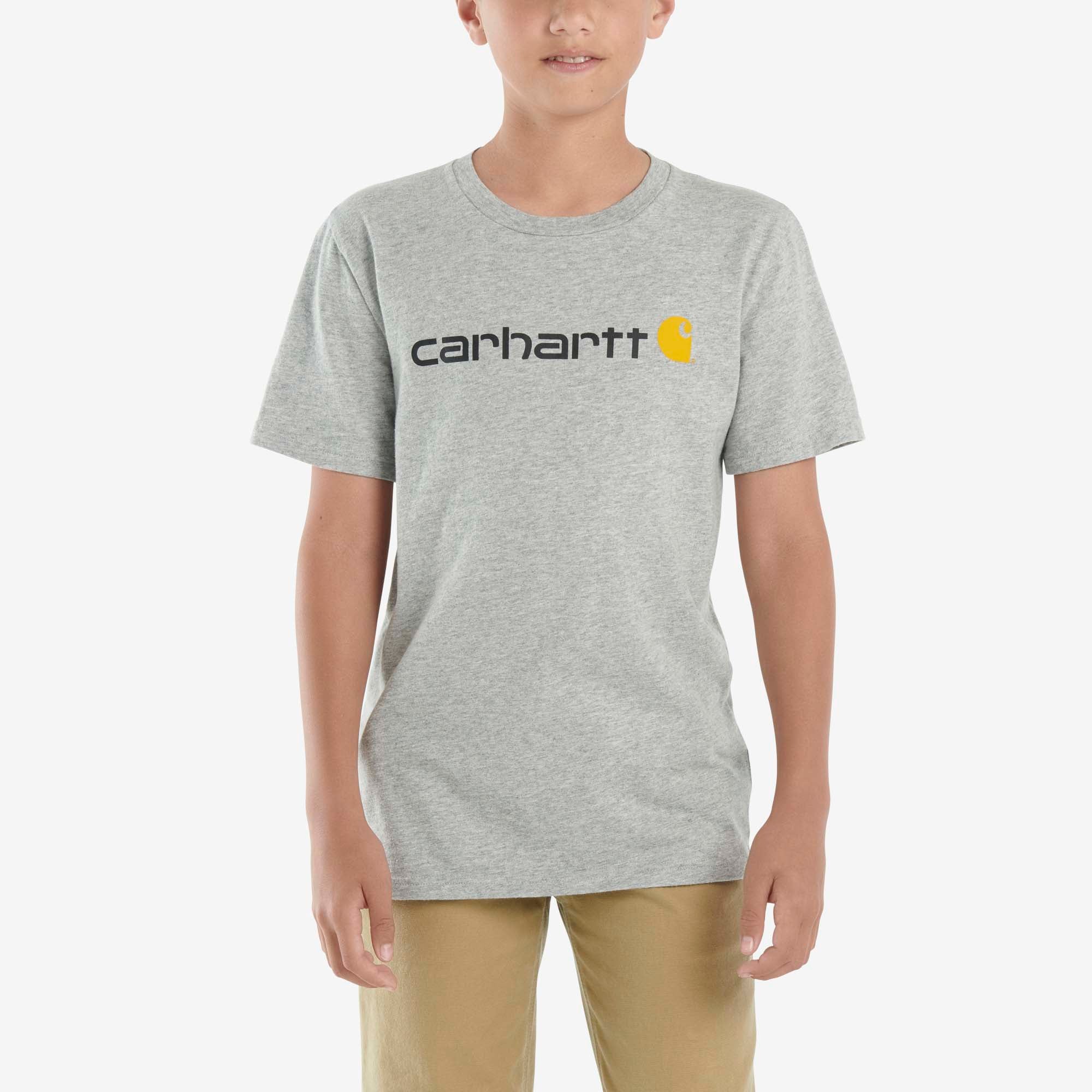 Carhartt Kids' Graphic Short Sleeve T-Shirt for Boys & Girls - Comfortable Cotton Tee for Play, School & Outdoor Activities