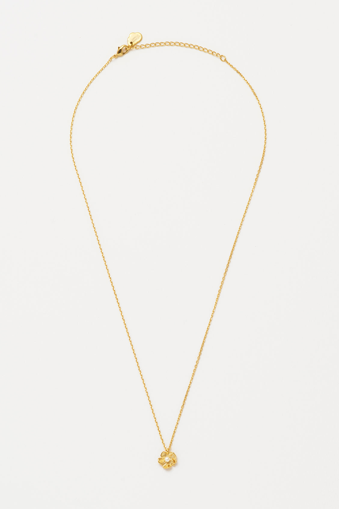 Elegant Petite Pearl Buttercup Pendant Necklace - Dainty Floral Jewelry for Women - Perfect for Weddings, Anniversaries & Special Occasions
