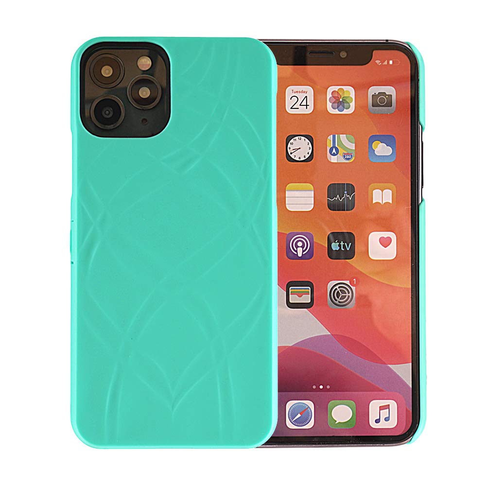 Premium Mirror Wallet Case for iPhone 11 Pro Max (6.5 inch) - Hidden Back Mirror, Card Holder & Stand Feature - Teal - Perfect for Hands-Free Viewing & Secure Card Storage (2019 Model)
