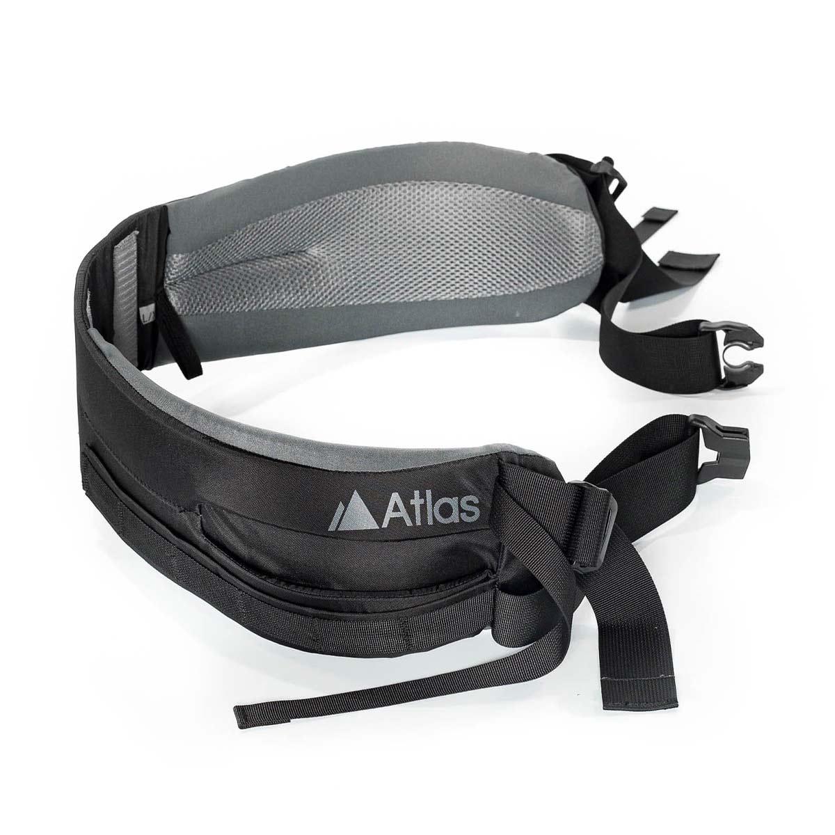 Atlas Adventure XL/XXL Black Hip Belt for Hiking, Backpacking & Outdoor Adventures - Comfortable Waist Support for Long Treks