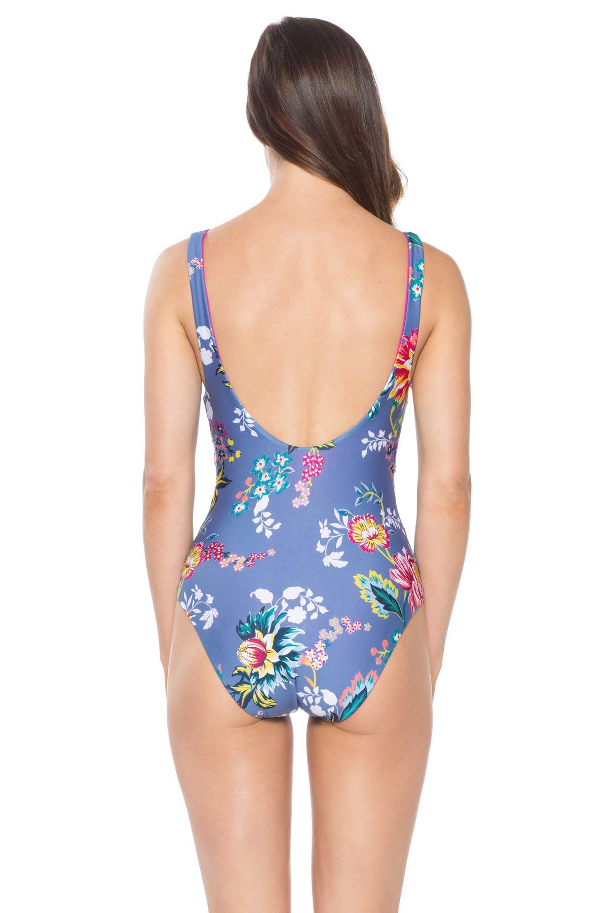 Becca by Rebecca Virtue Victorian Garden One-Piece Swimsuit | Floral Print Bathing Suit for Women | Beachwear, Pool Party & Summer Vacation Outfit