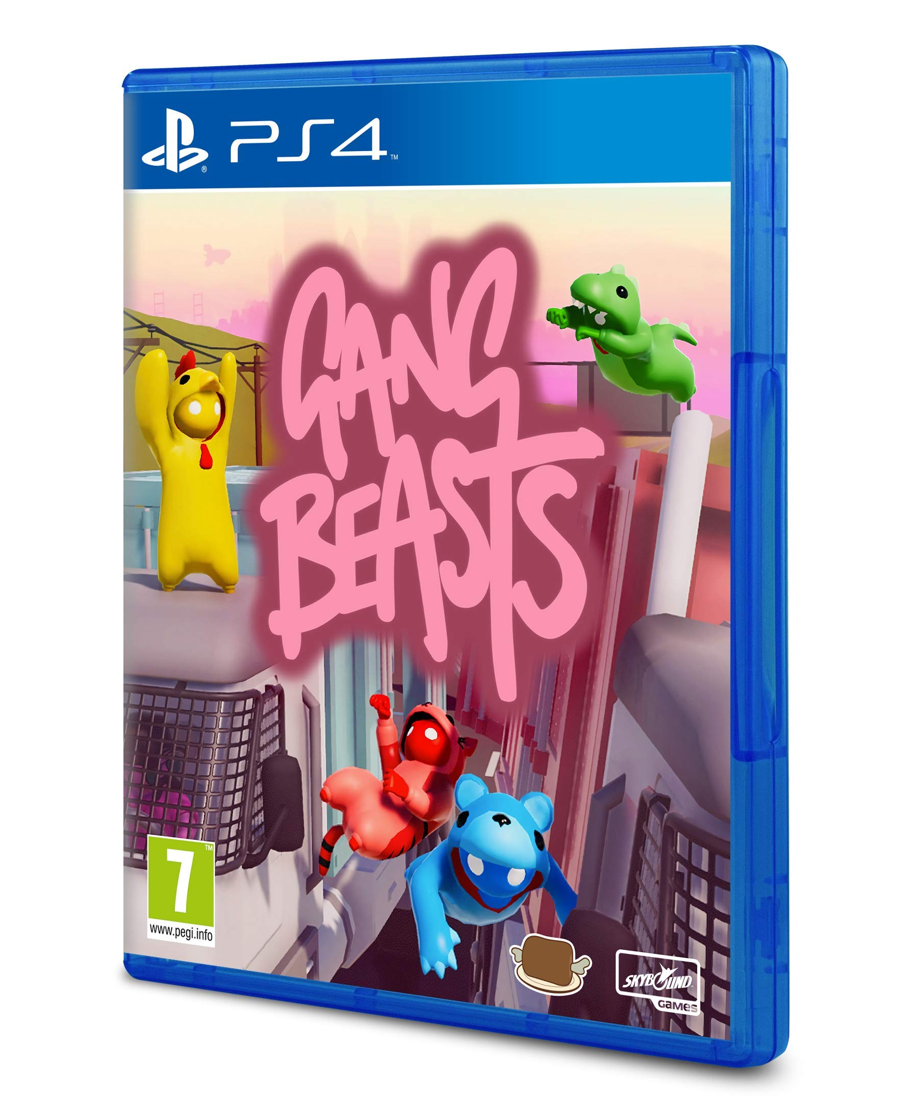 Gang Beasts PS4 Game - Multiplayer Party Fighting Video Game for PlayStation 4 | Fun for Game Nights, Family Gatherings & Friends Hangouts