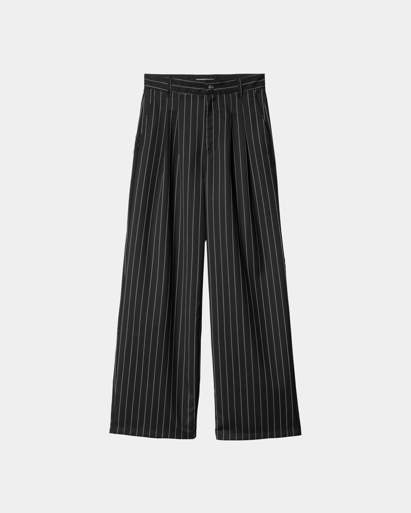 Women's Seaton Striped Pants - Black & Wax | Comfortable Casual Trousers for Work, Office & Everyday Wear